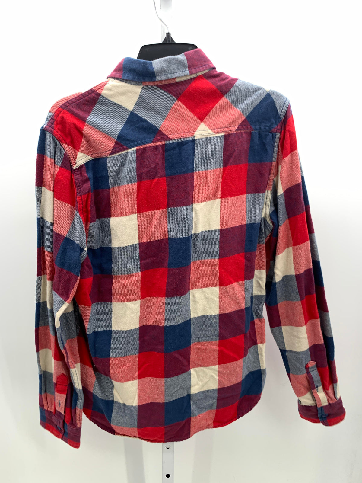 BLUE/ RED FLANNEL BUTTON DOWN