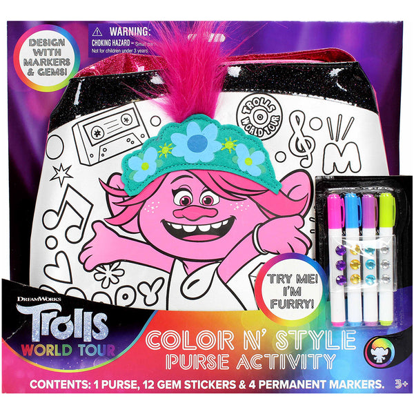 Trolls Color N Style Purse Multicolor -