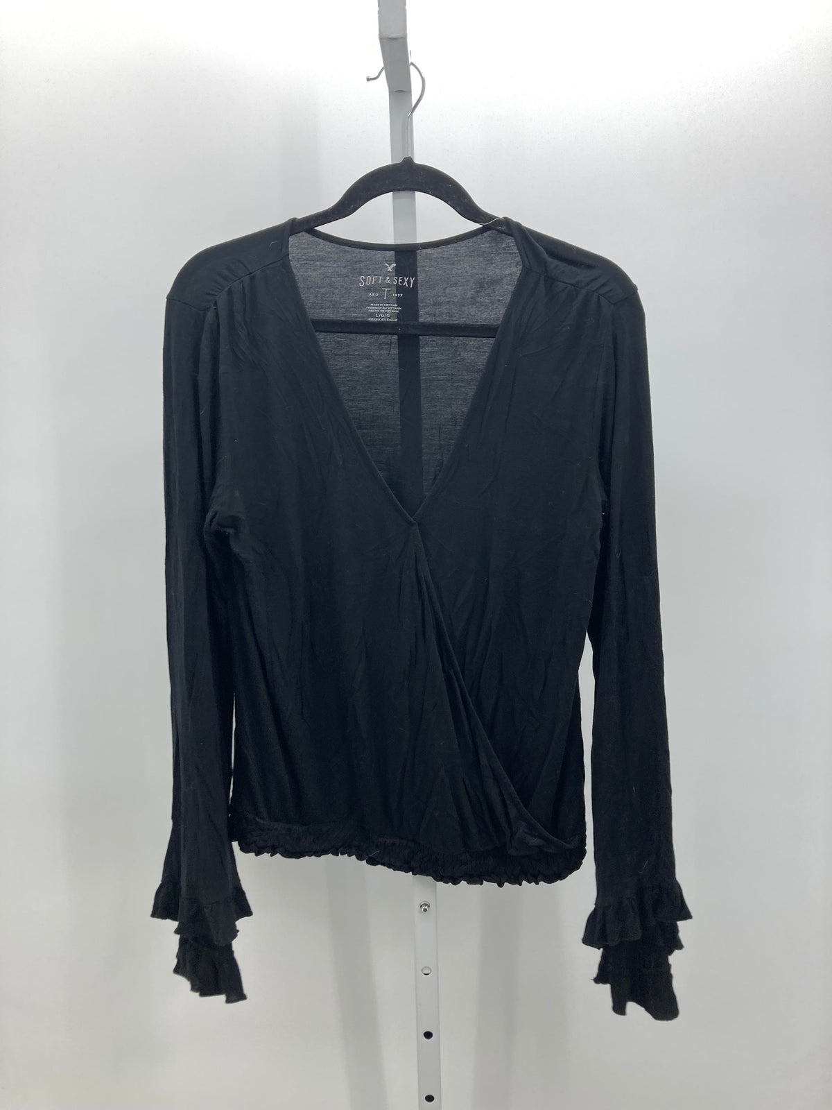 American Eagle Size Large Juniors Long Sleeve Shirt