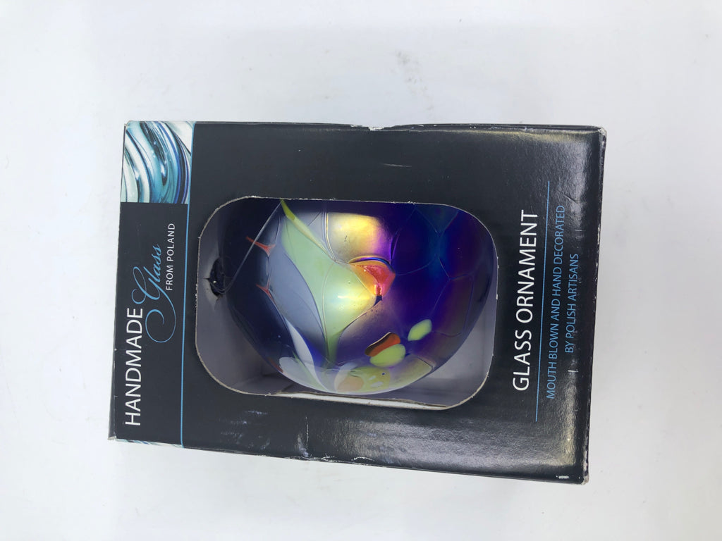 NIB GLASS ORNAMENT- POLAND