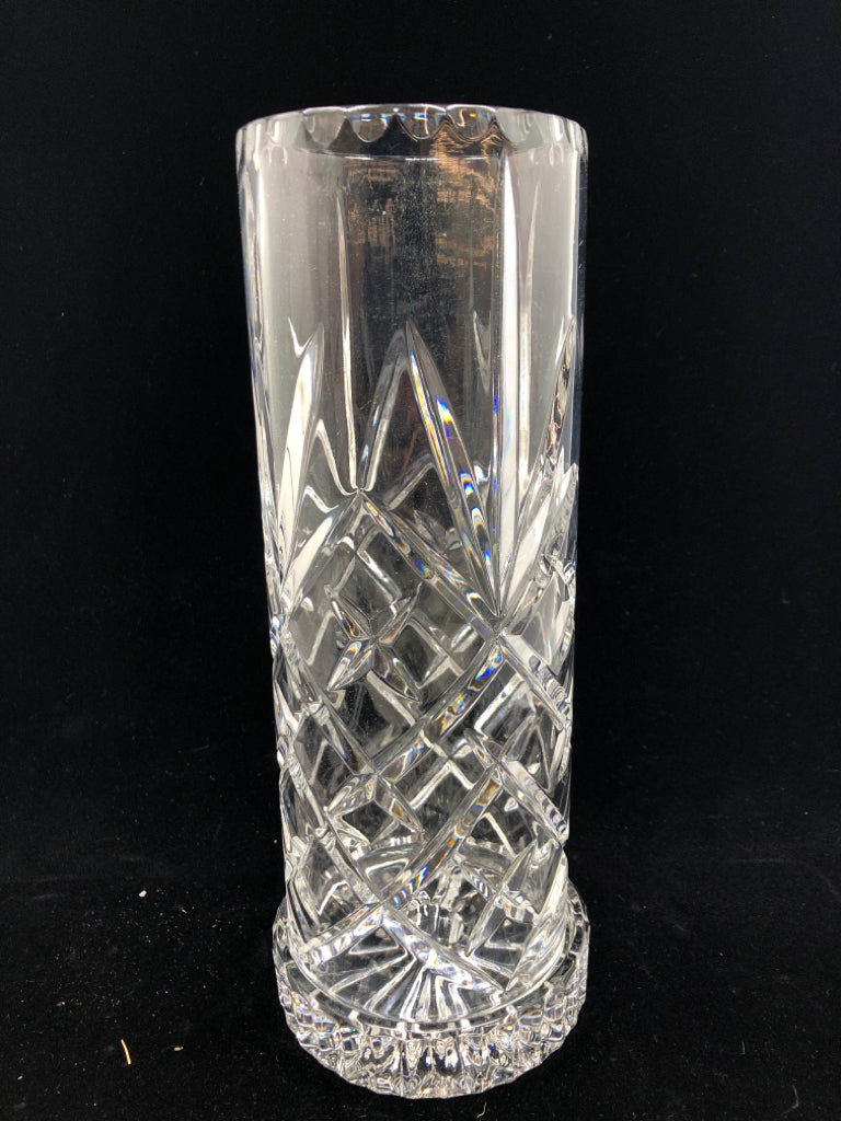VTG CRYSTAL CANDLE HOLDER.