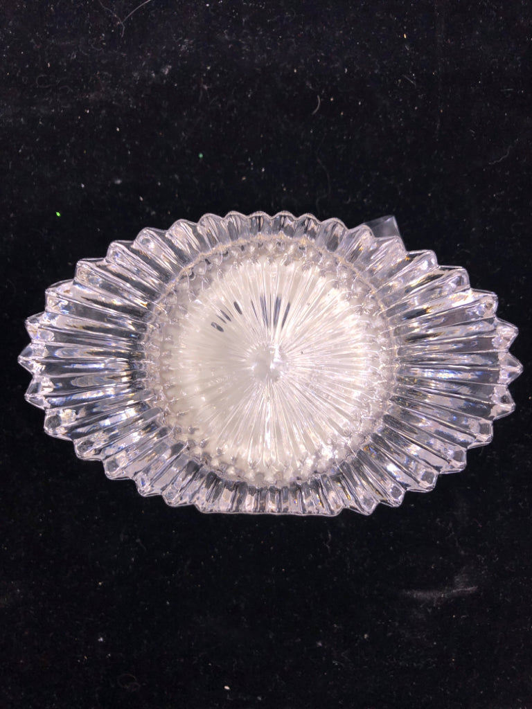 NIB SHANNON CRYSTAL CLOCK.