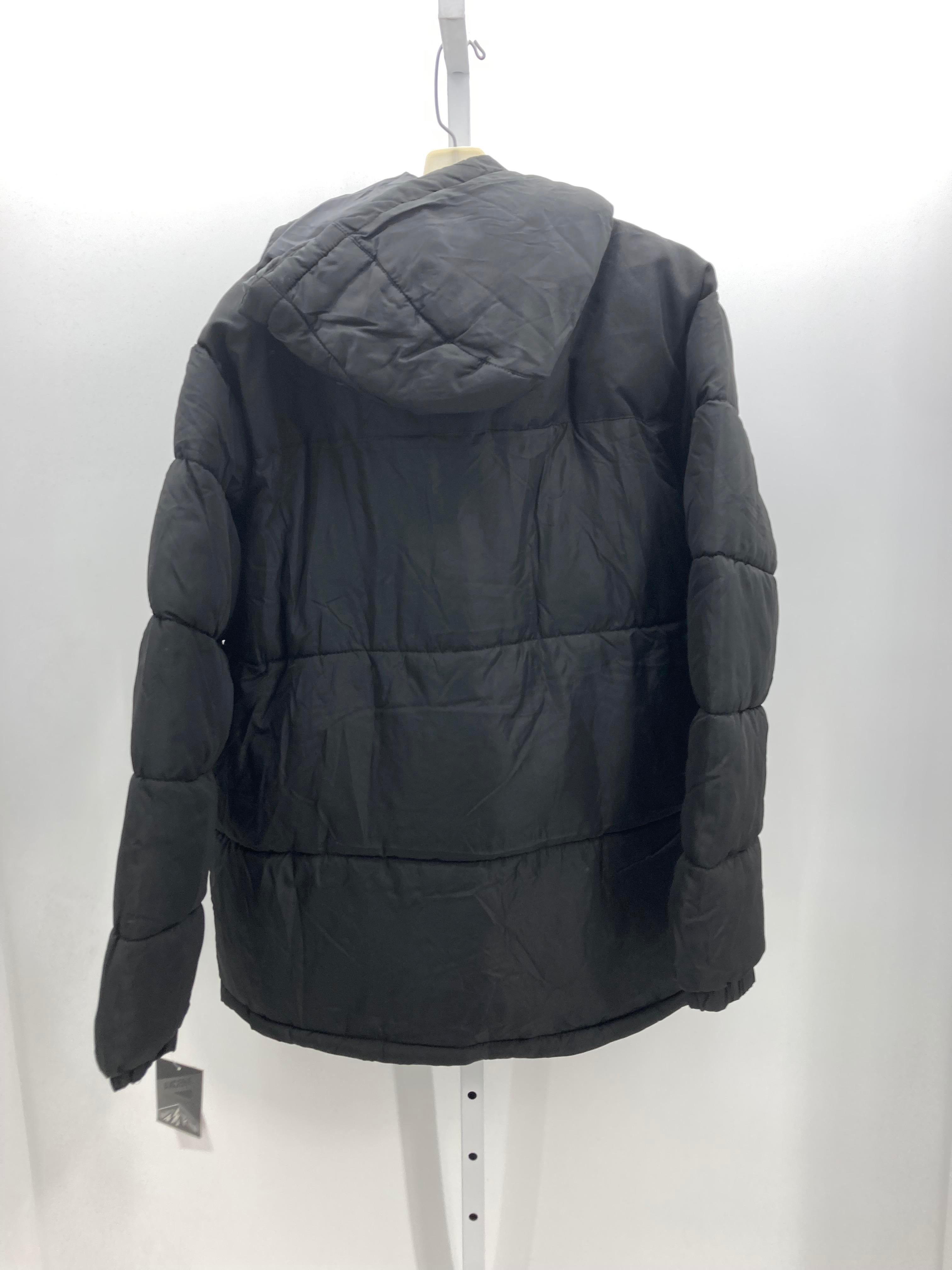 HOODED ZIP PUFF JACKET.