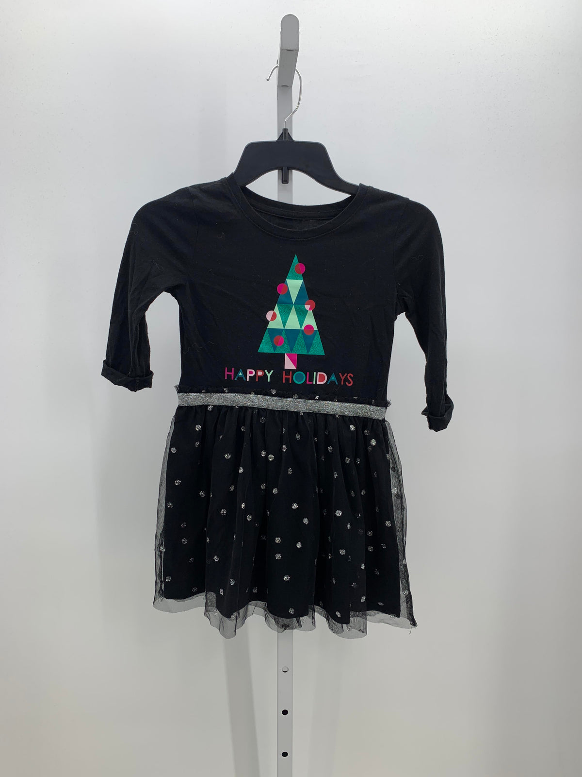 LONG SLV DRESS HAPPY HOLIDAYS