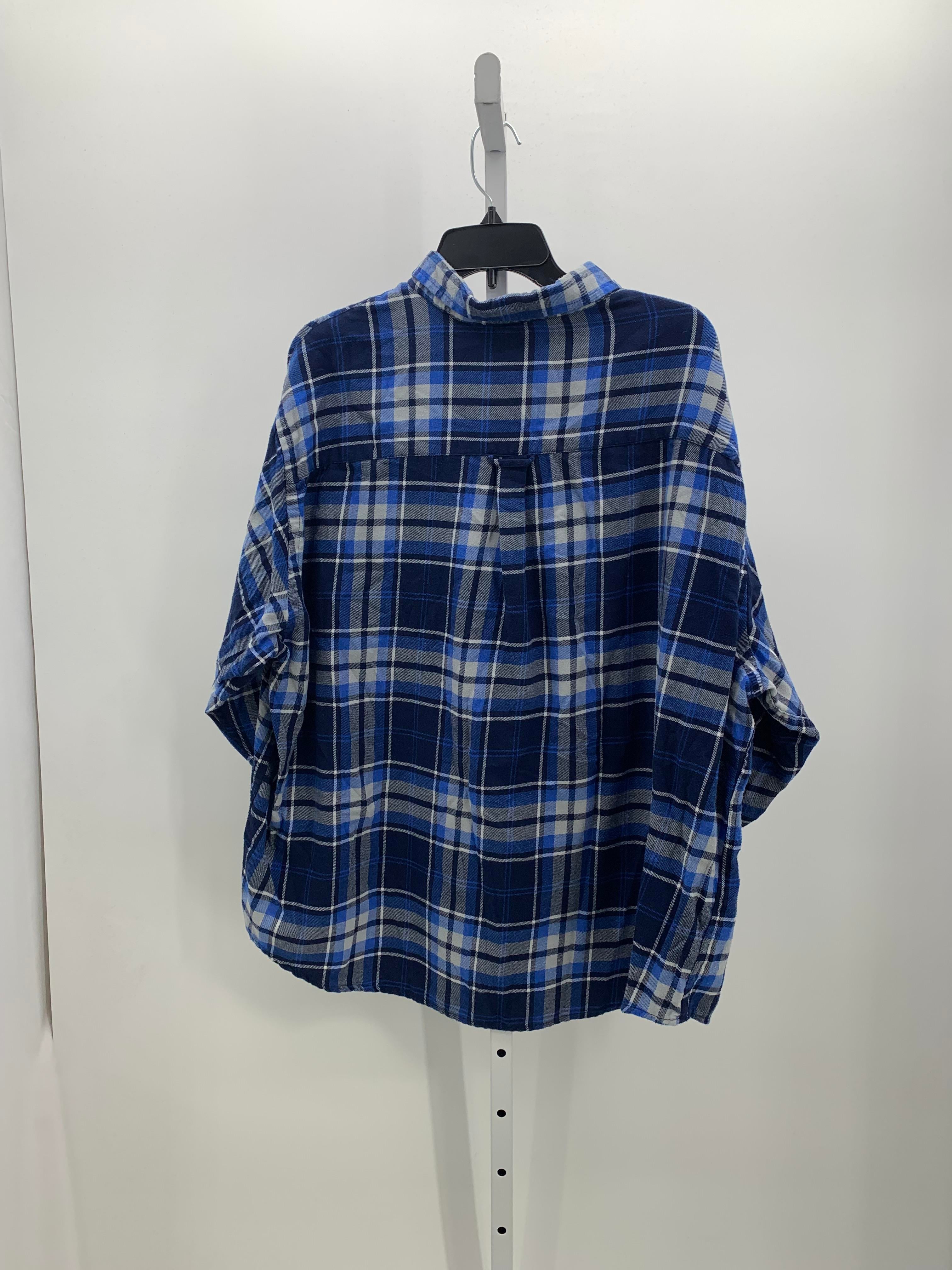 WHITE PLAID BTN DOWN