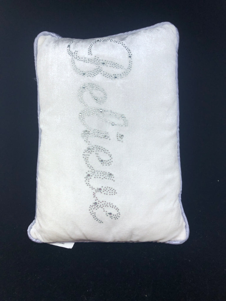 BELIEVE JEWEL PILLOW.