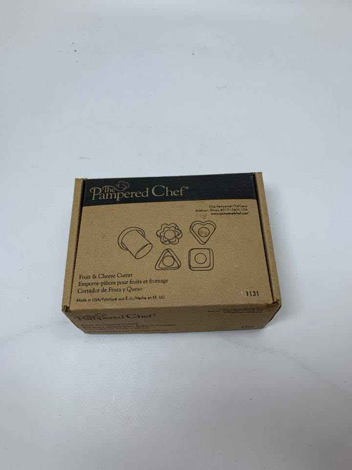 NIB FRUIT & CHEESE CUTTERS.