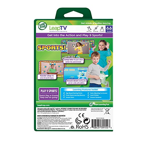 LeapFrog LeapTV Sports! Educational  Active Video Game  Academic Training Course