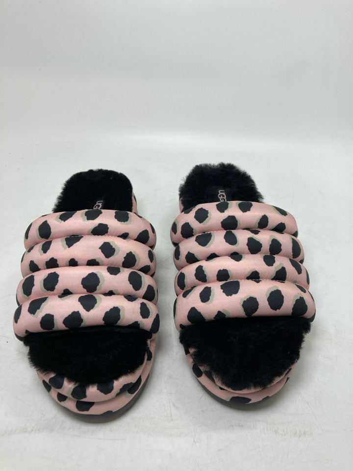 UGG 1127074 Maxi Slide Cheetah Print Sandals