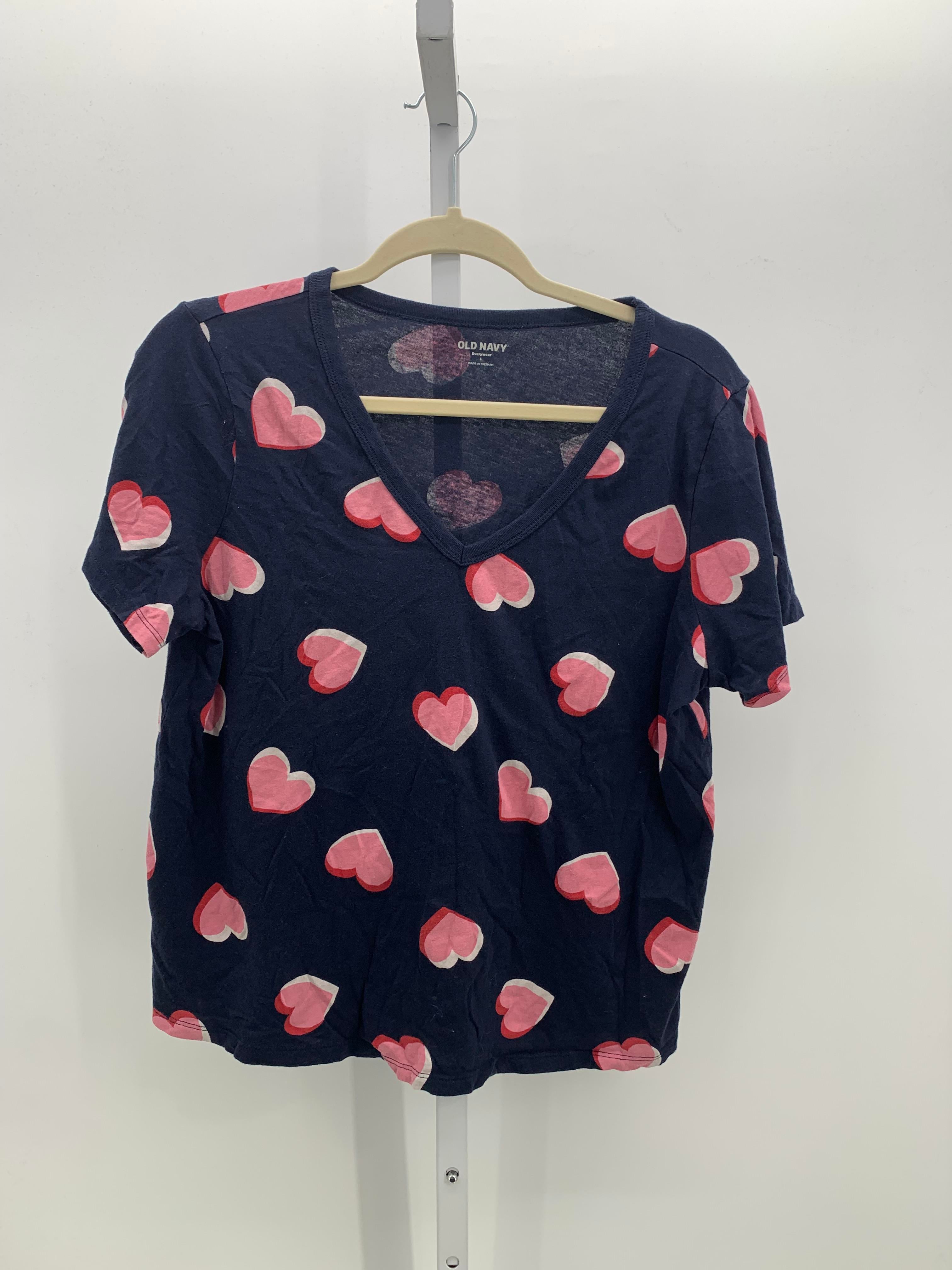 Old Navy Size Large Misses Short Sleeve Shirt