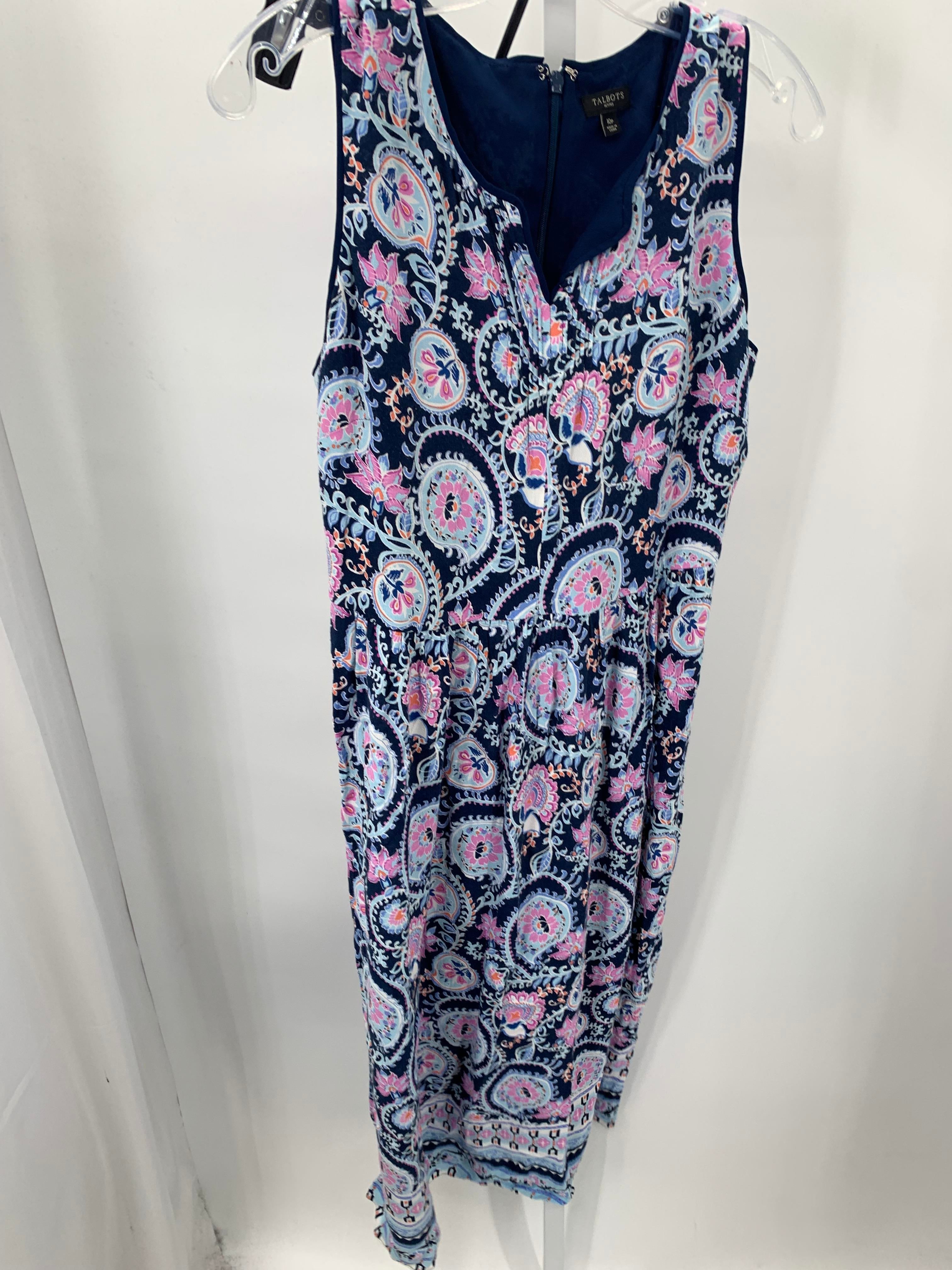 Talbots Size 10 Petite Petite Sleeveless Dress