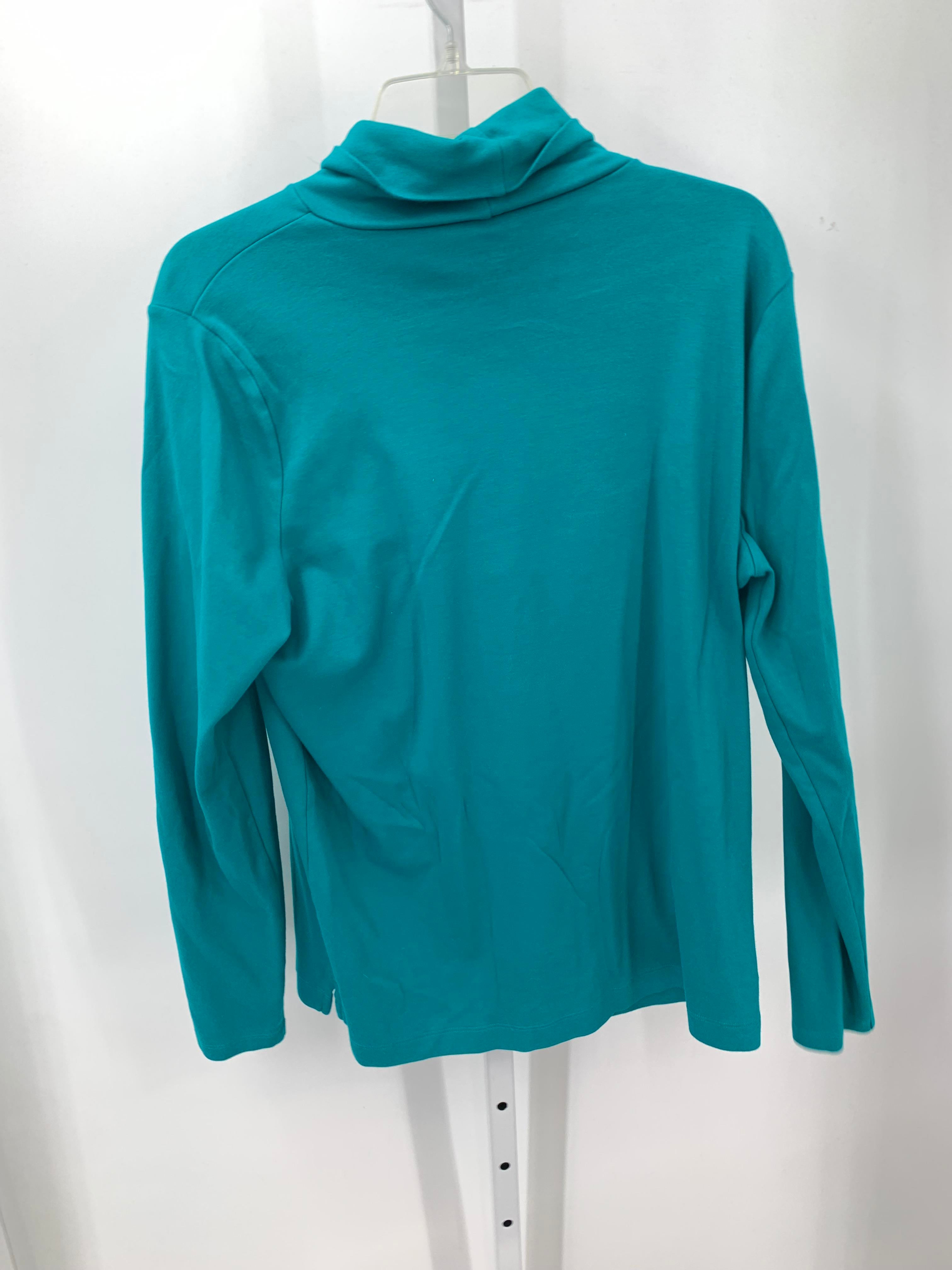 Lands End Size Extra Large Misses Long Sleeve Shirt