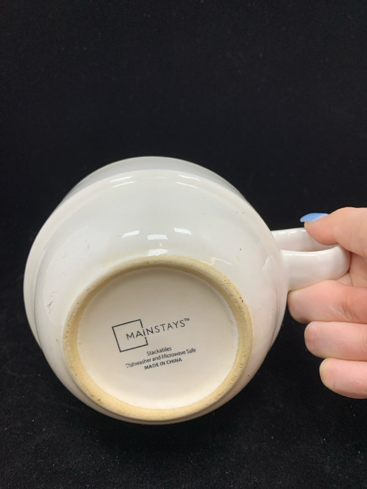 2 WICK COFFEE MUG CANDLE.