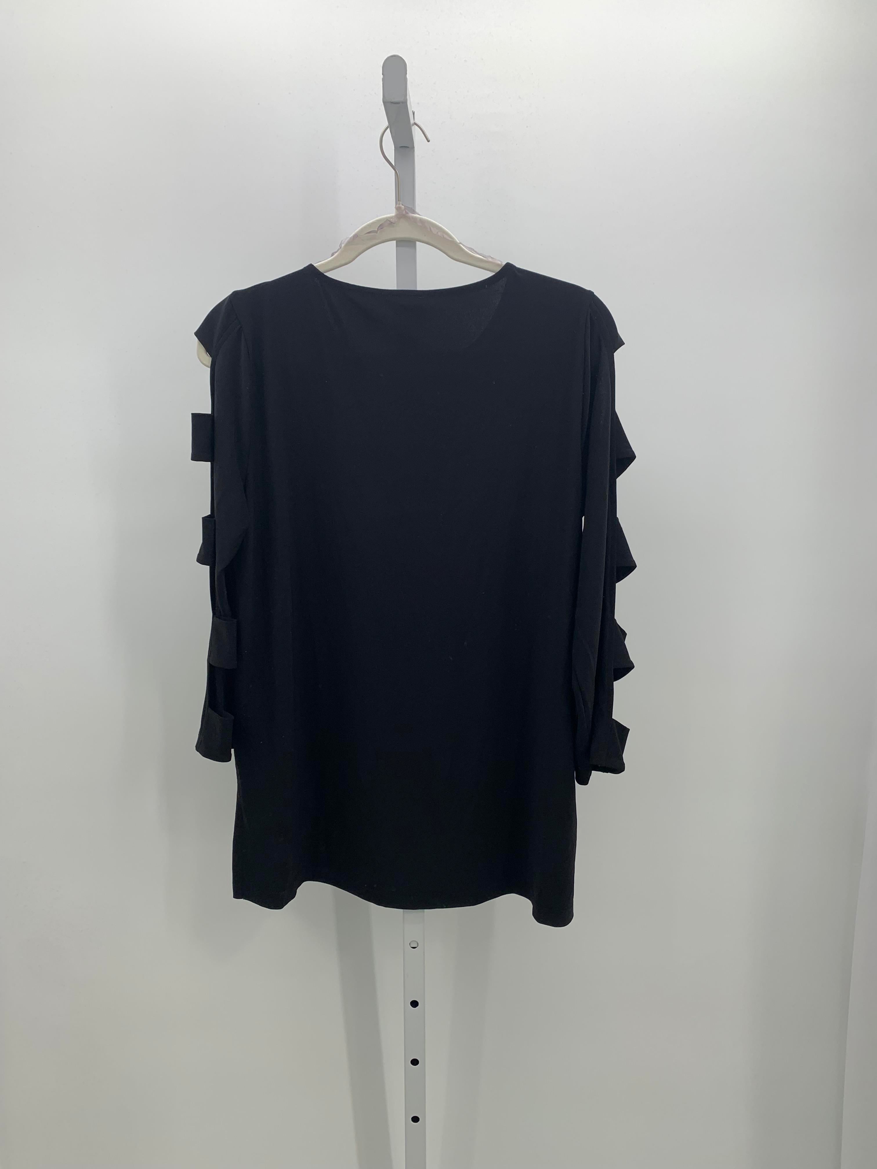 Anne Klein Size Large Misses 3/4 Sleeve Shirt