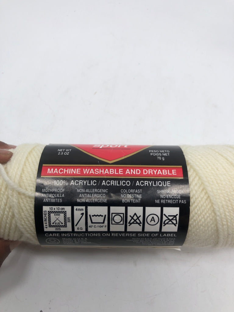 OFF WHITE SPORT YARN.