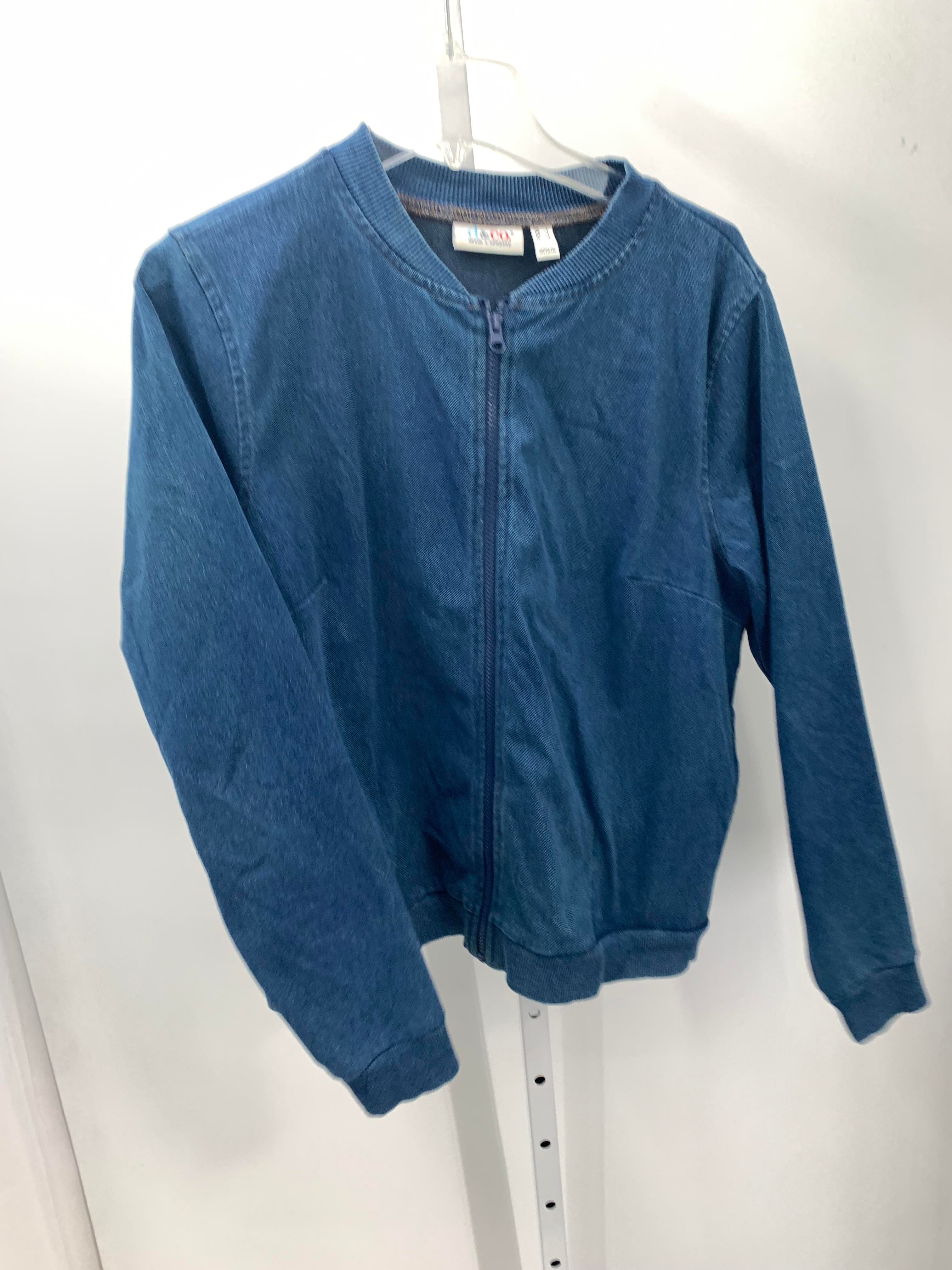 d & co. Size Large Misses Sweat Jacket