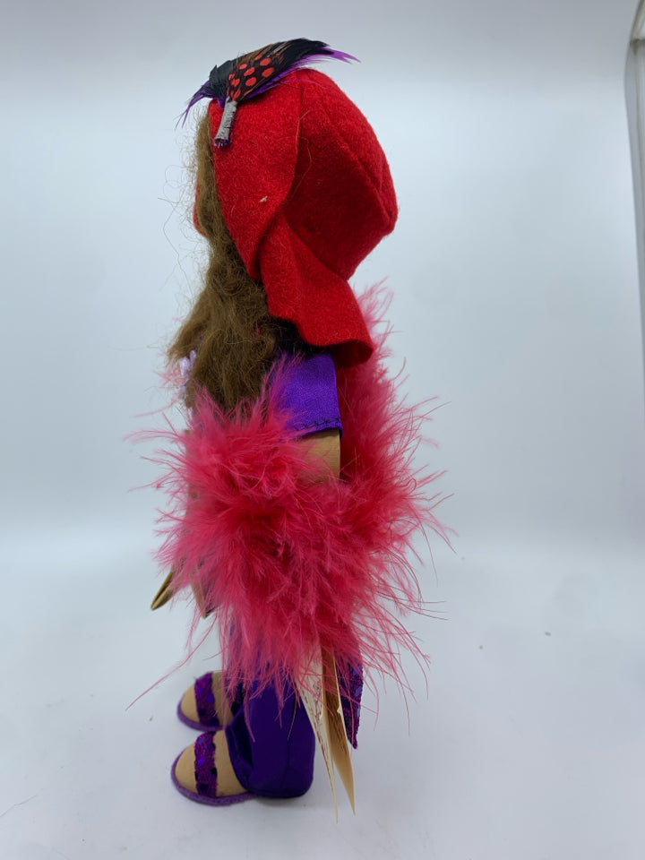 LIZZIE HIGH PURPLE DRESS FIGURINE.