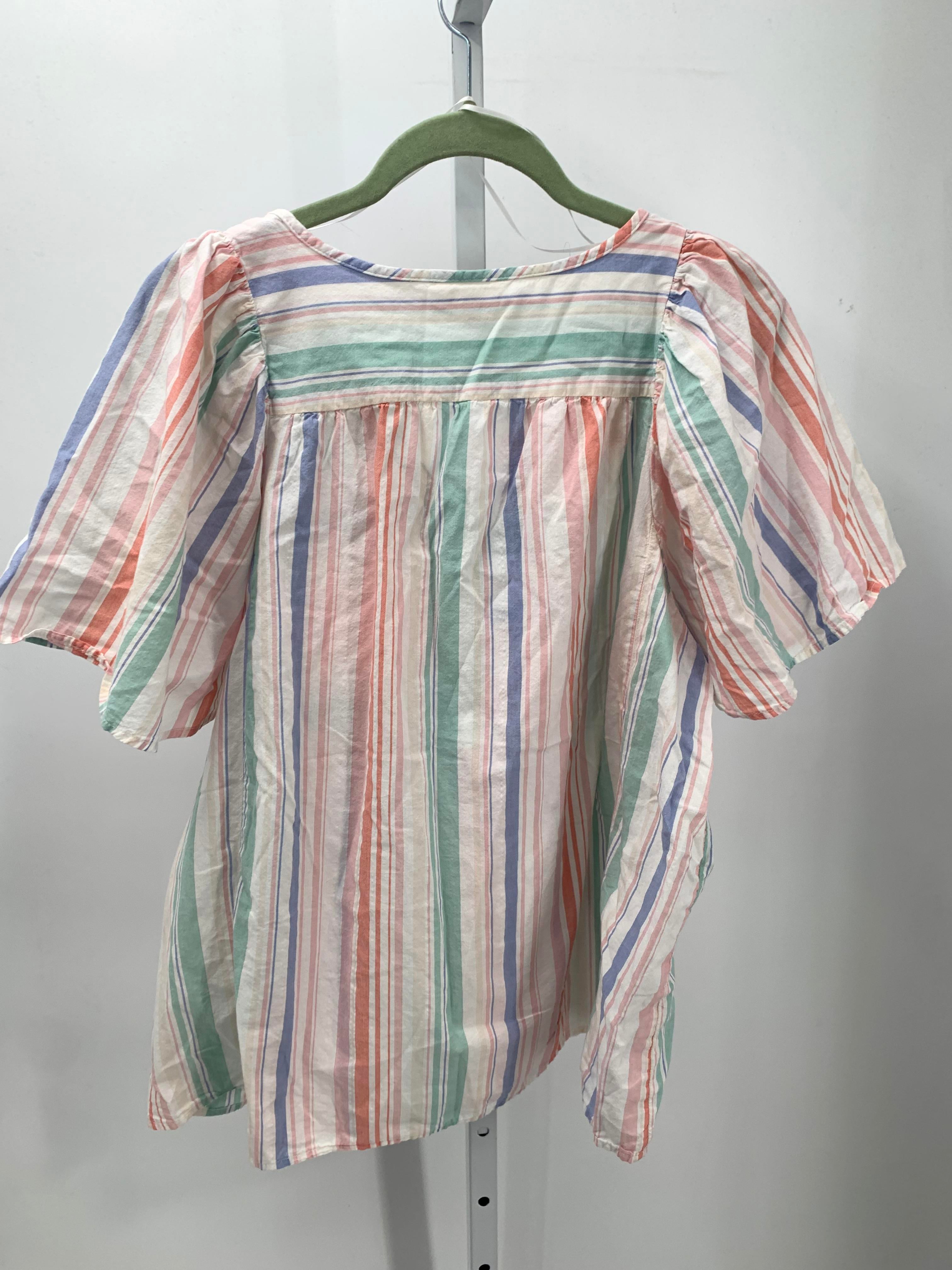 Terra & Sky Size 1X Womens Short Sleeve Shirt
