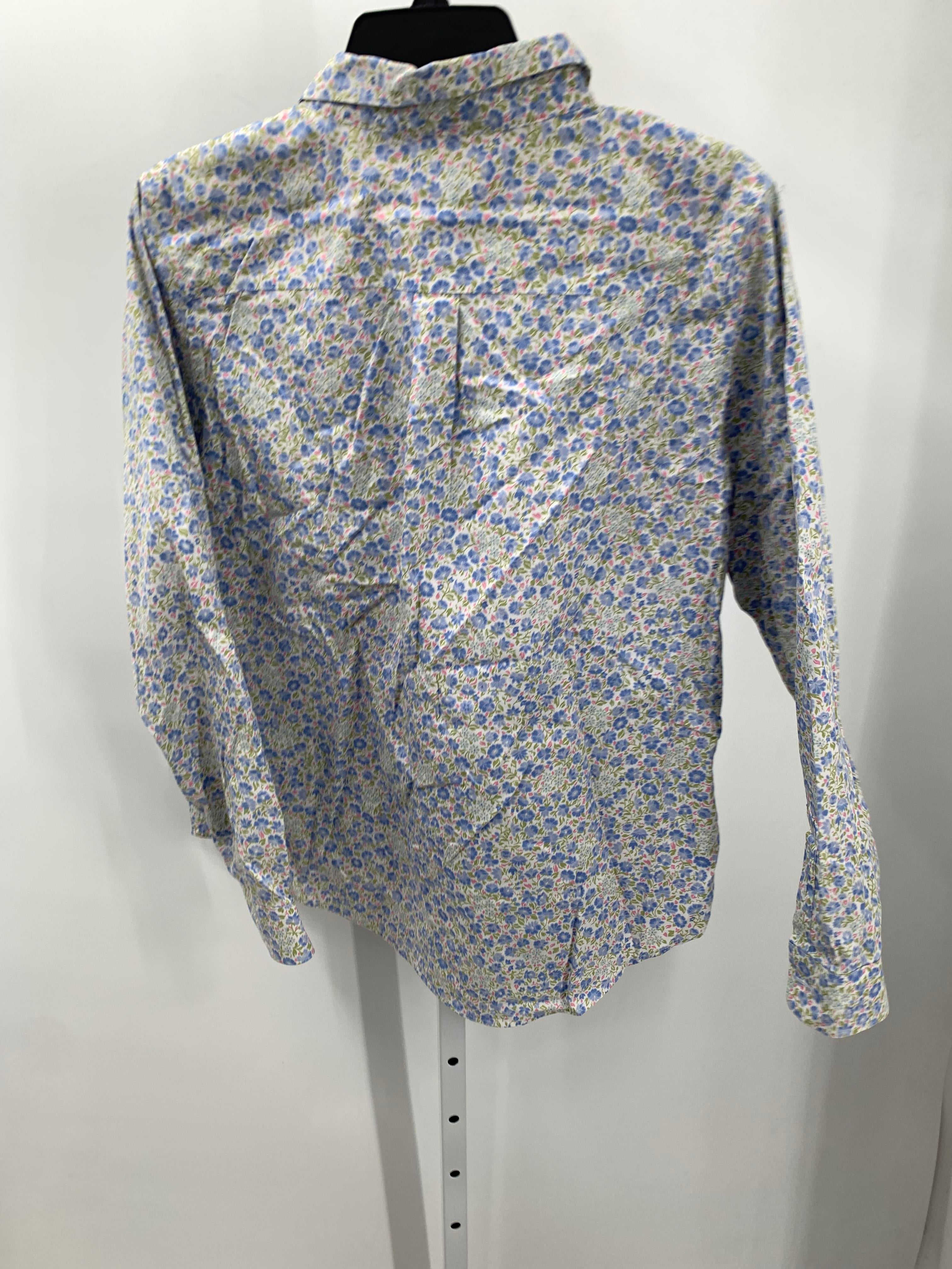 LL Bean Size Large Misses Long Sleeve Shirt