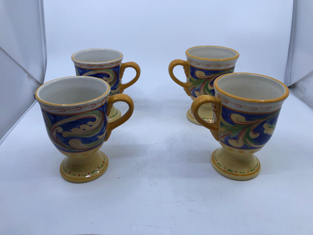 16PC SVC 4- VILLA DELLA LUNA DISH SET W/BOOK.