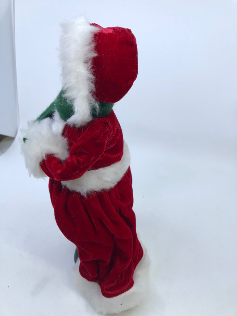 BYERS' CHOICE MRS CLAUSE IN RED COAT-1993.