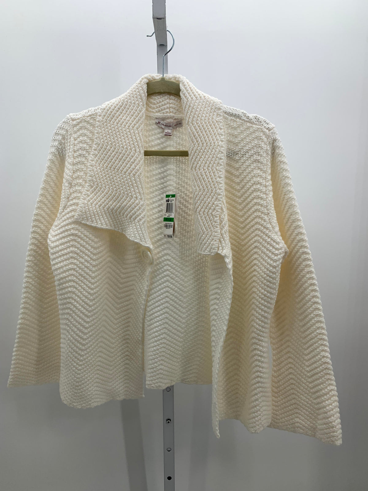 JM Collection Size Large Petite Petite Cardigan