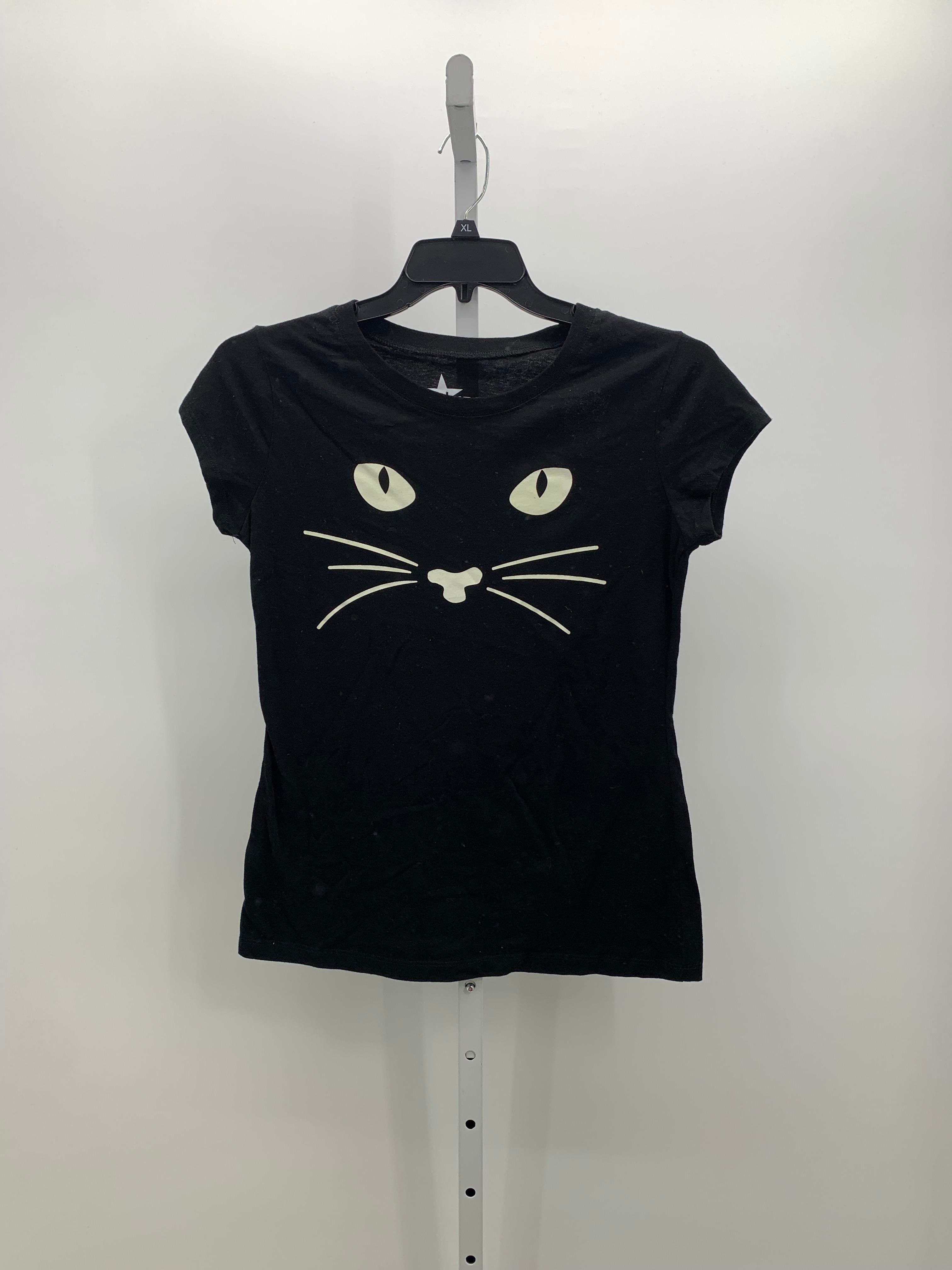 SHORT SLV SHIRT CAT FACE.