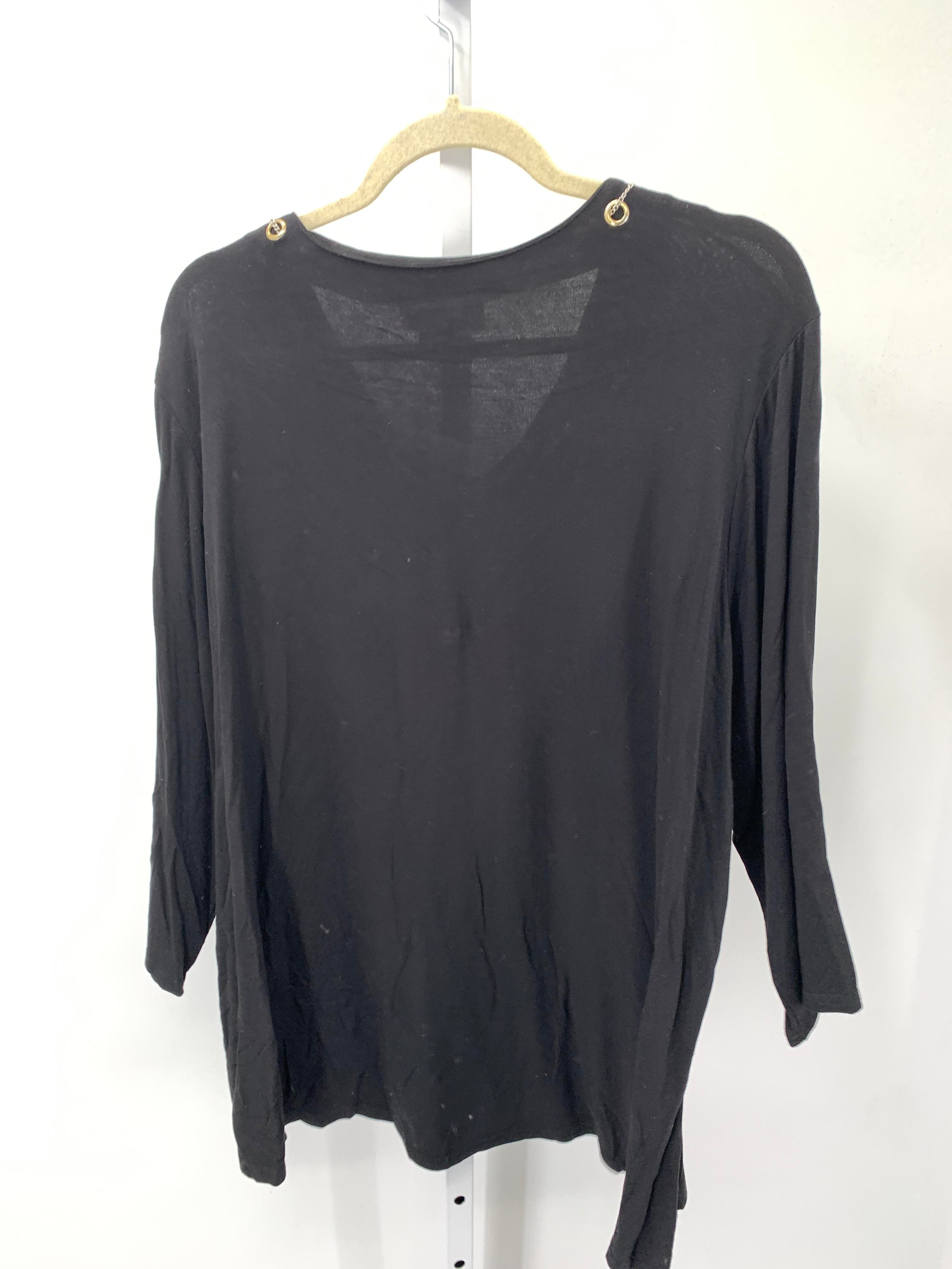 Size 1X Womens 3/4 Sleeve Shirt
