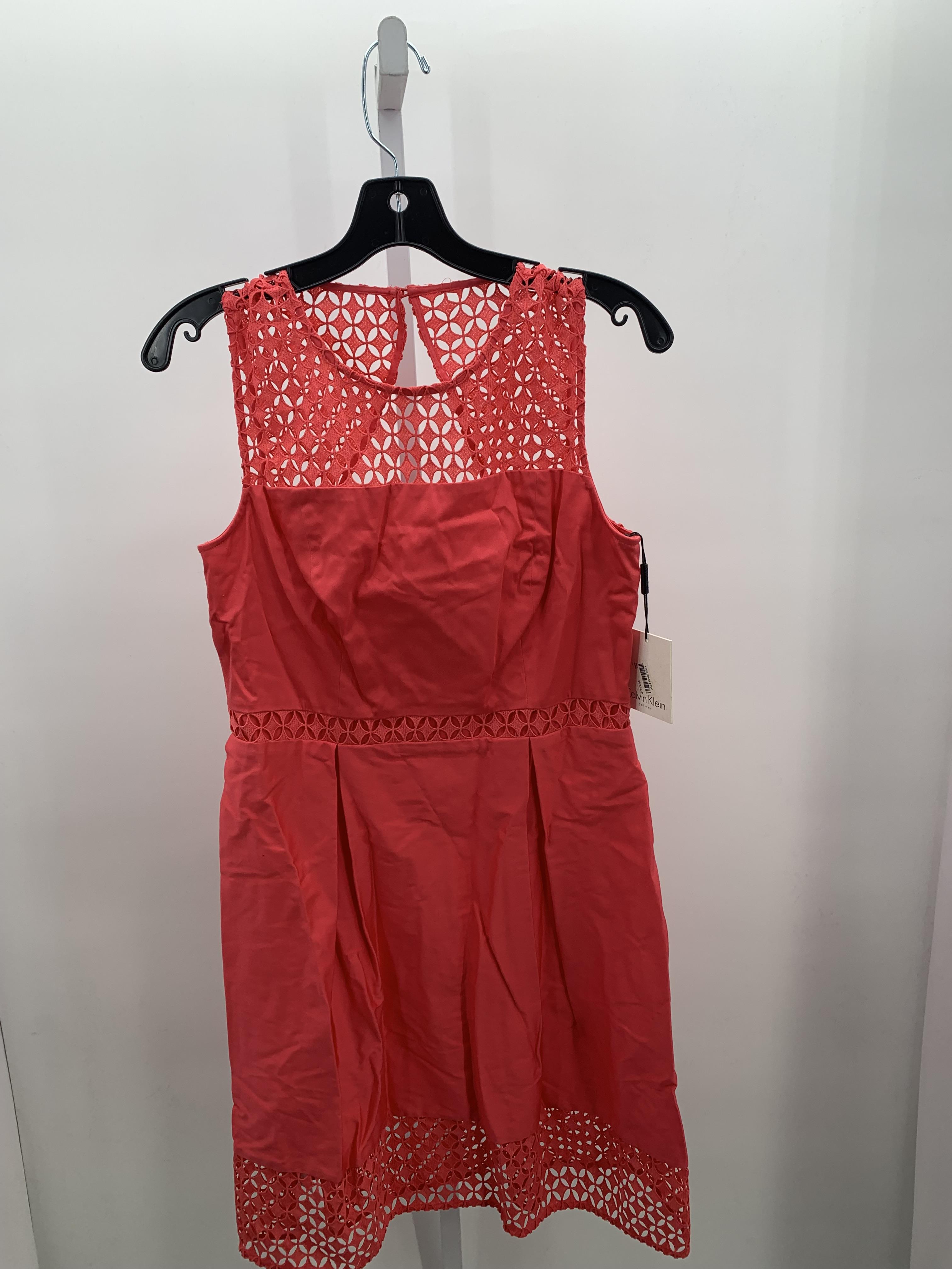 Calvin Klein Size 10 Petite Petite Sleeveless Dress