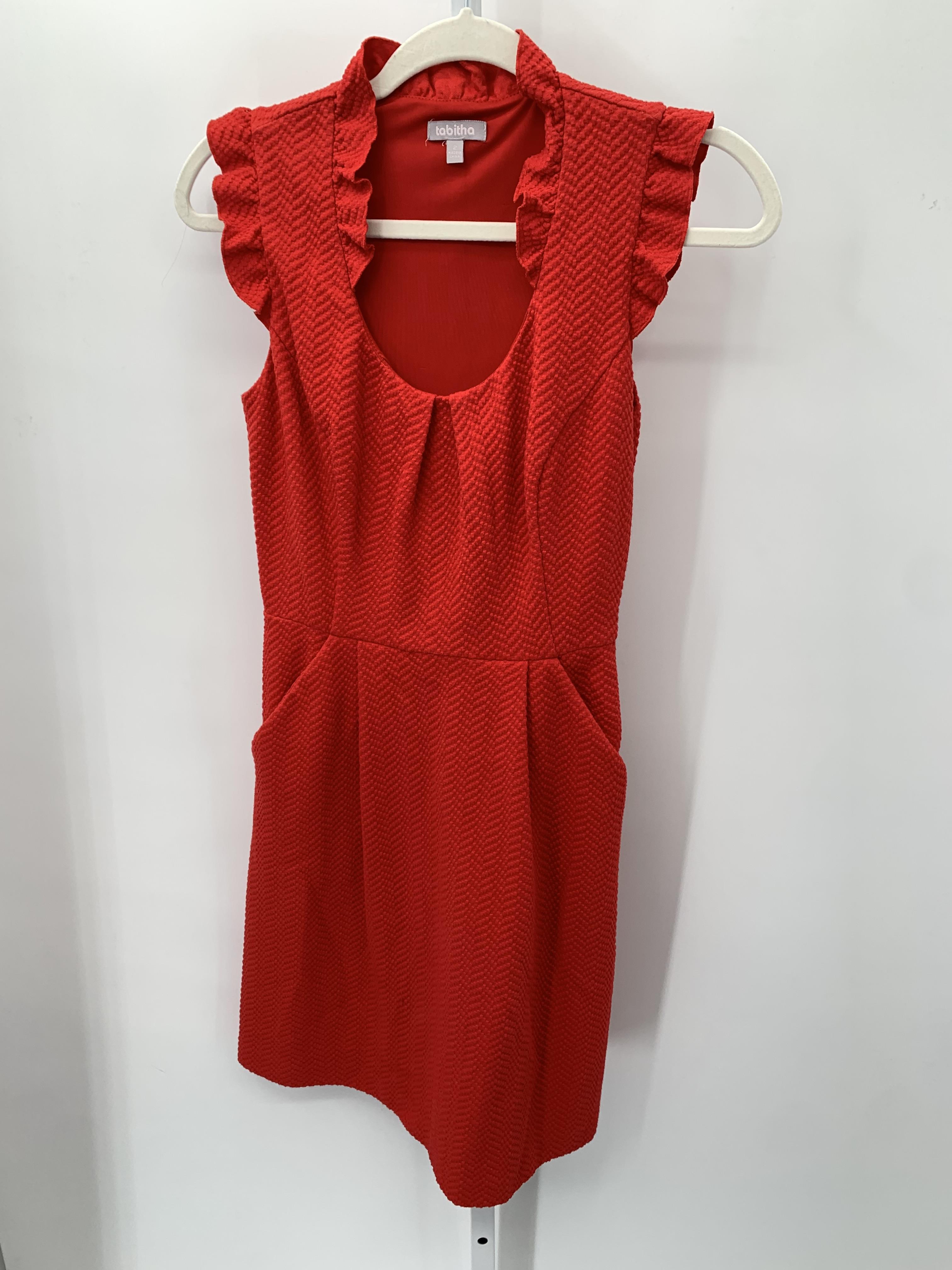 Size 2 Misses Short Sleeve Dress
