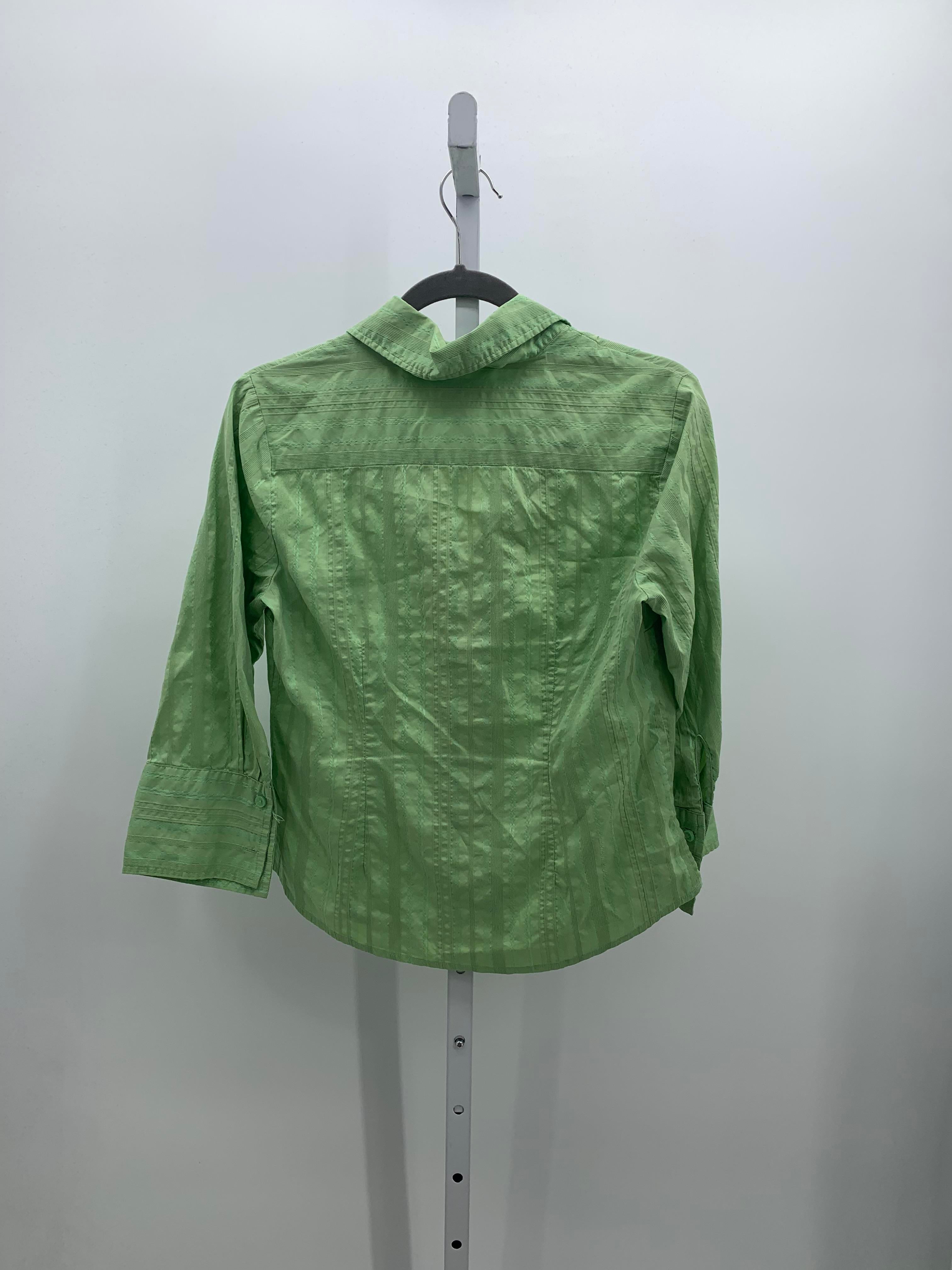 Coldwater Creek Size Small Petite Petite 3/4 Sleeve Shirt