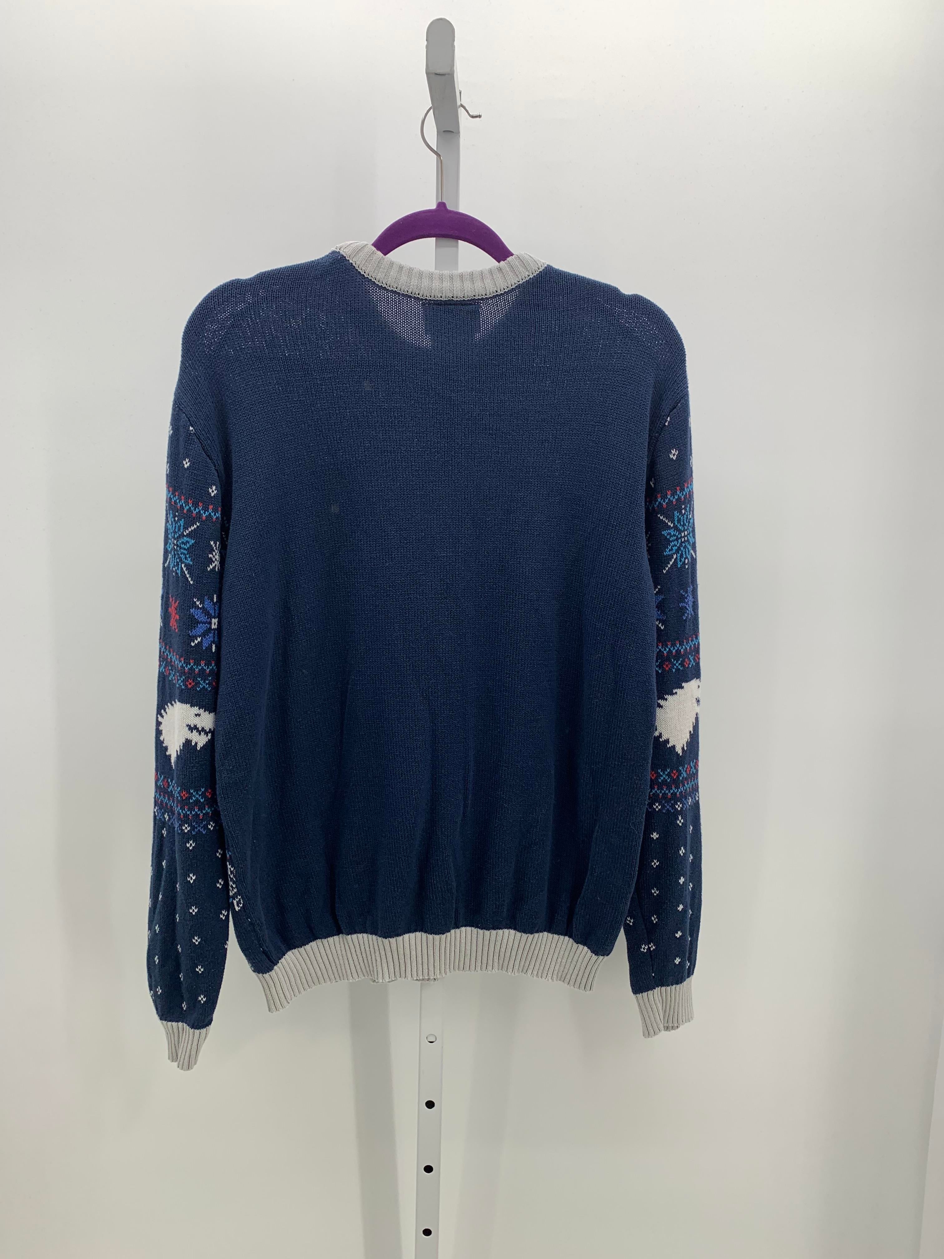 Size Large Young Men's Long Sleeve Sweater