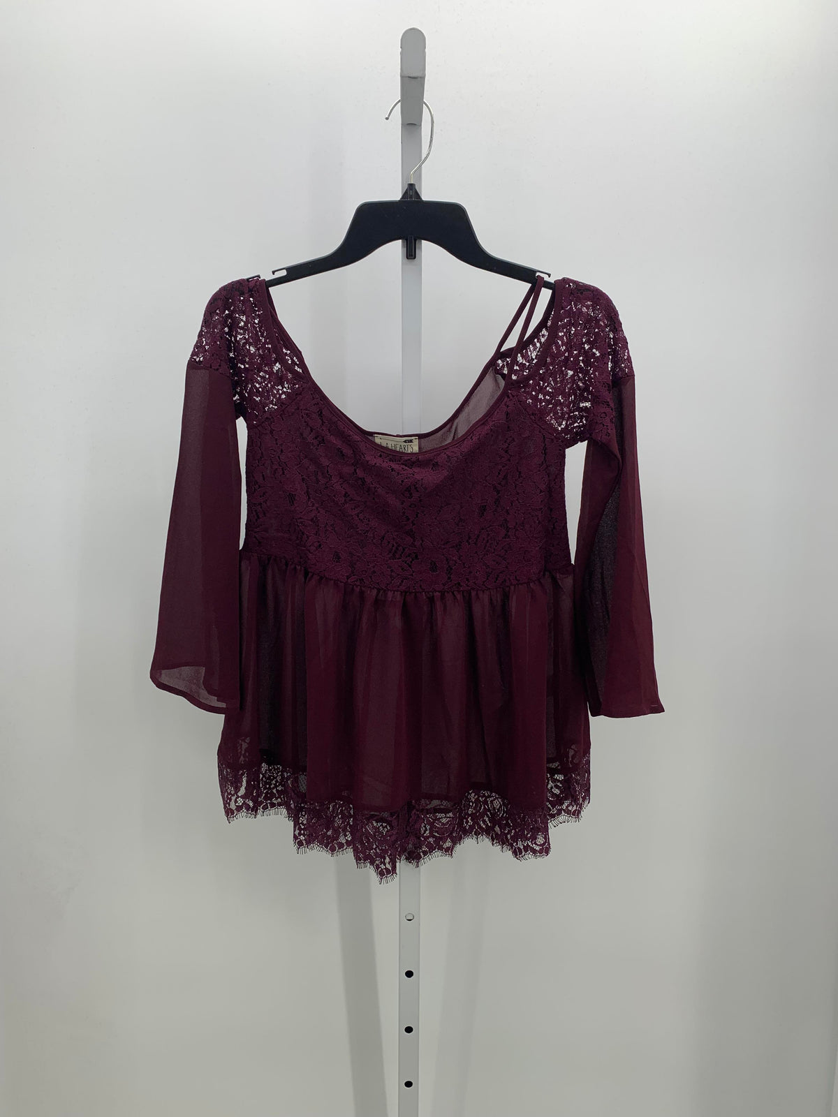 LA Hearts Size Small Juniors 3/4 Sleeve Shirt