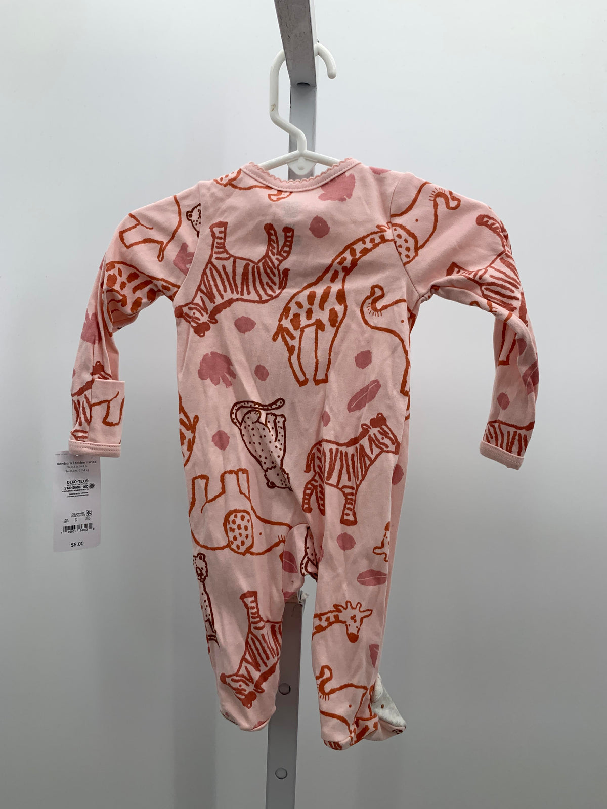 Just One You Size Newborn Girls Long Slv. Romper