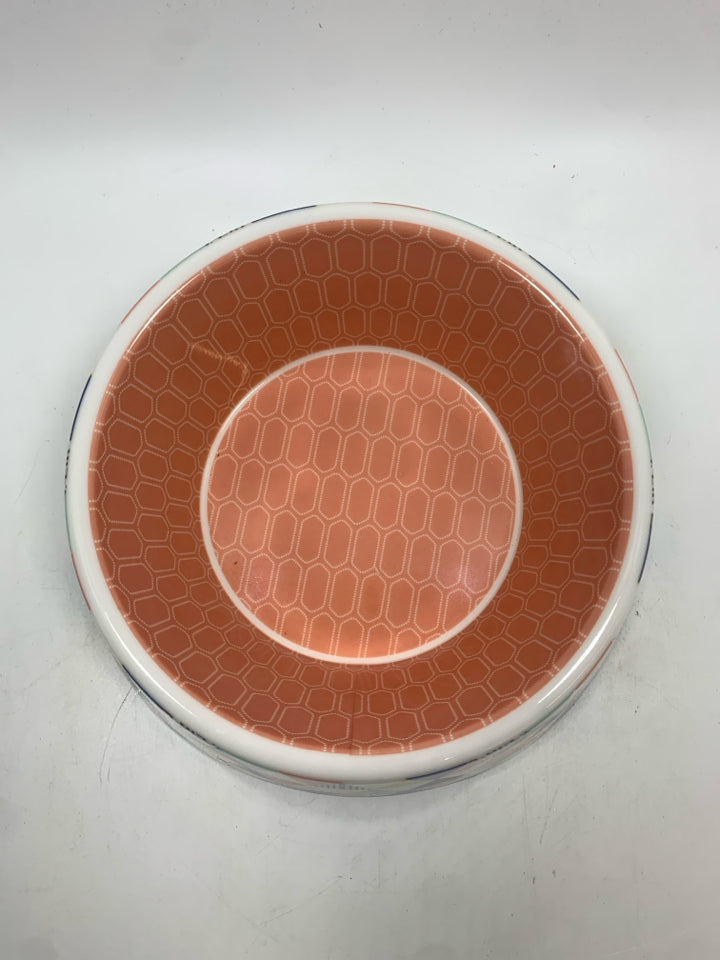 COLORFUL ABSTRACT DOG BOWL - FRISCO.