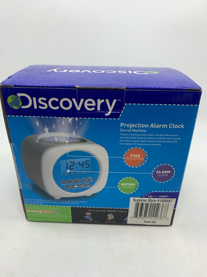NIB DISCOVERY PROJECTION ALARM CLOCK.