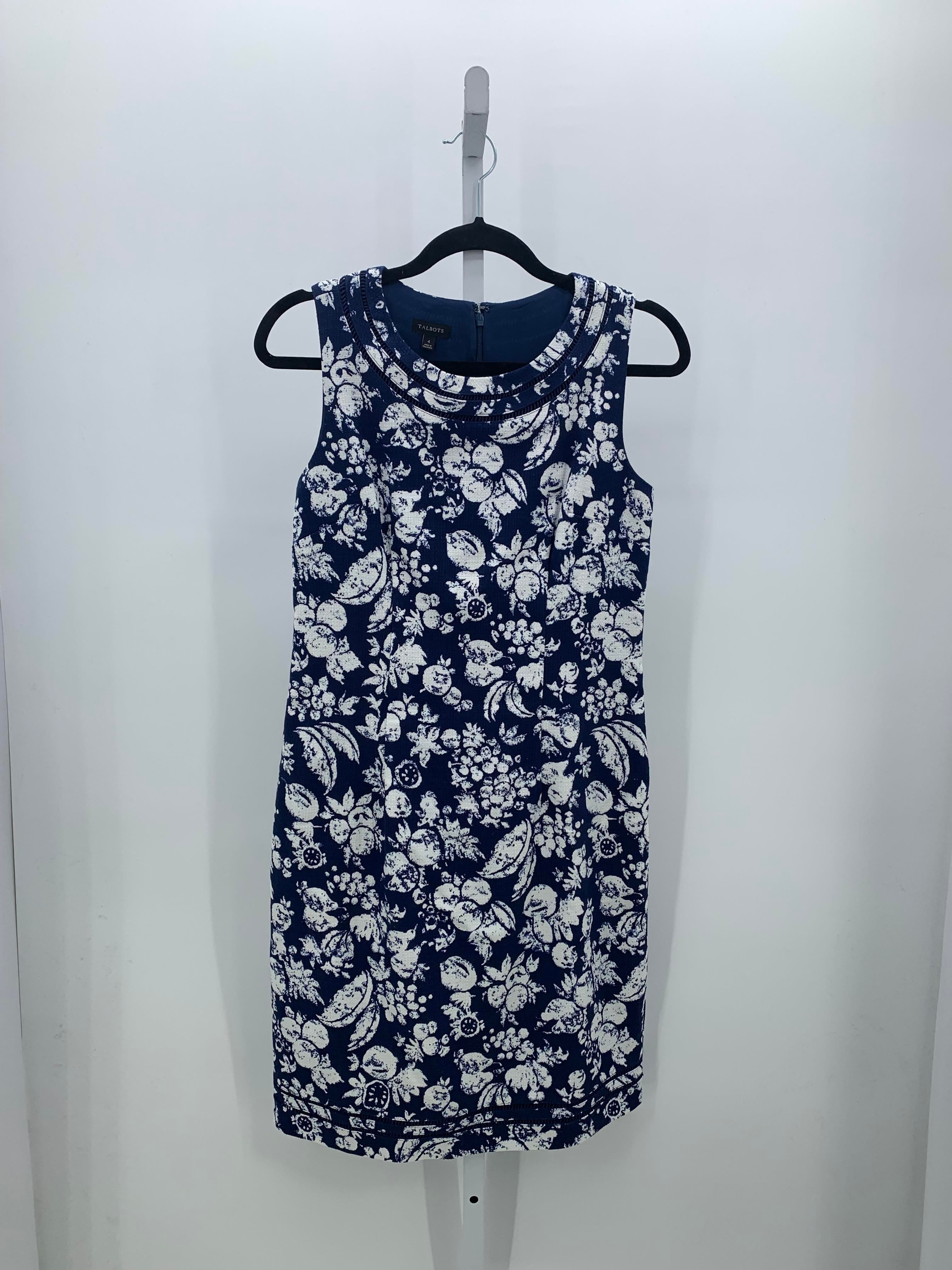 Talbots Size 4 Misses Sleeveless Dress