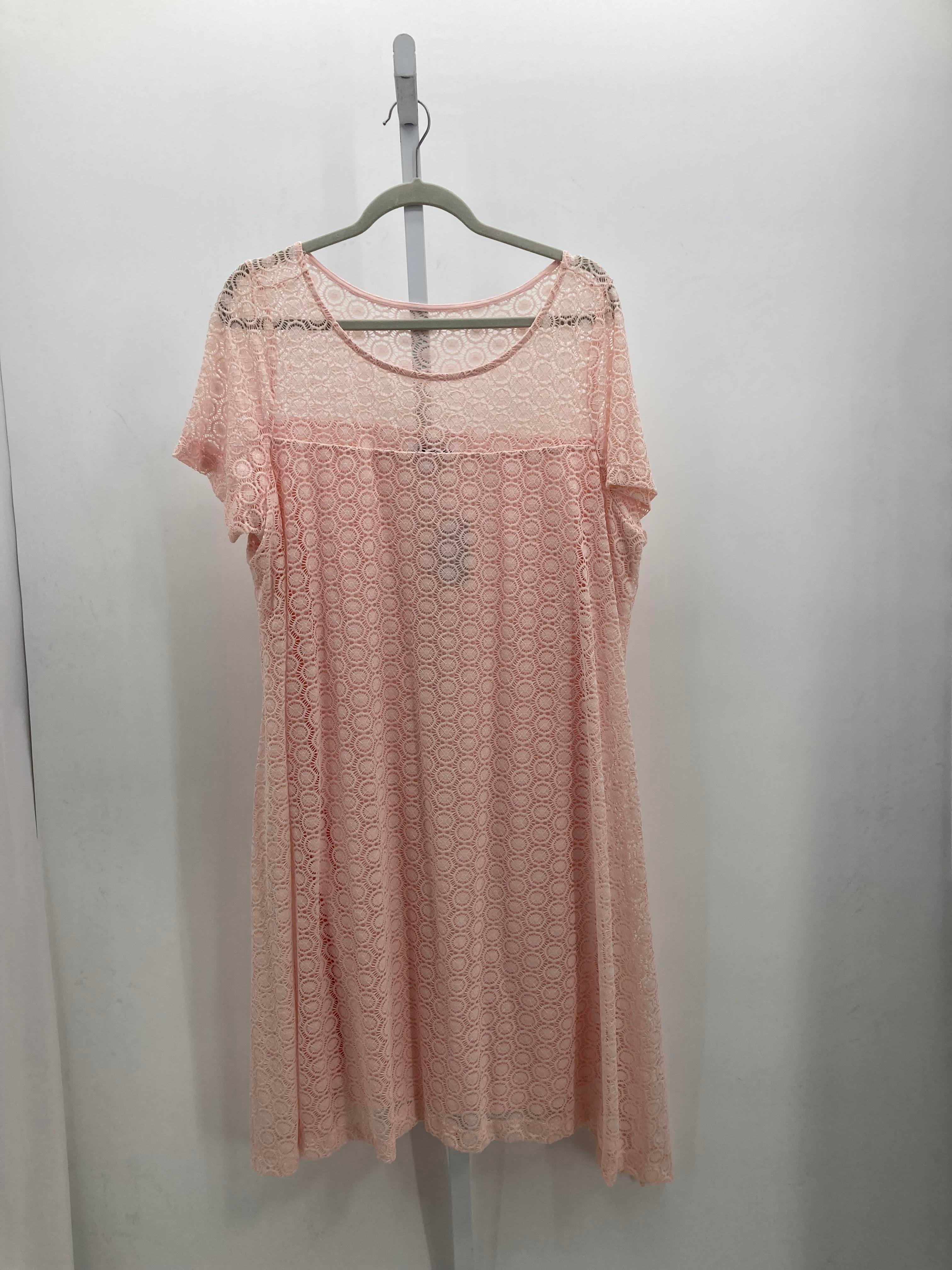 Lane Bryant Size 18/20 W Womens Short Sleeve Dress