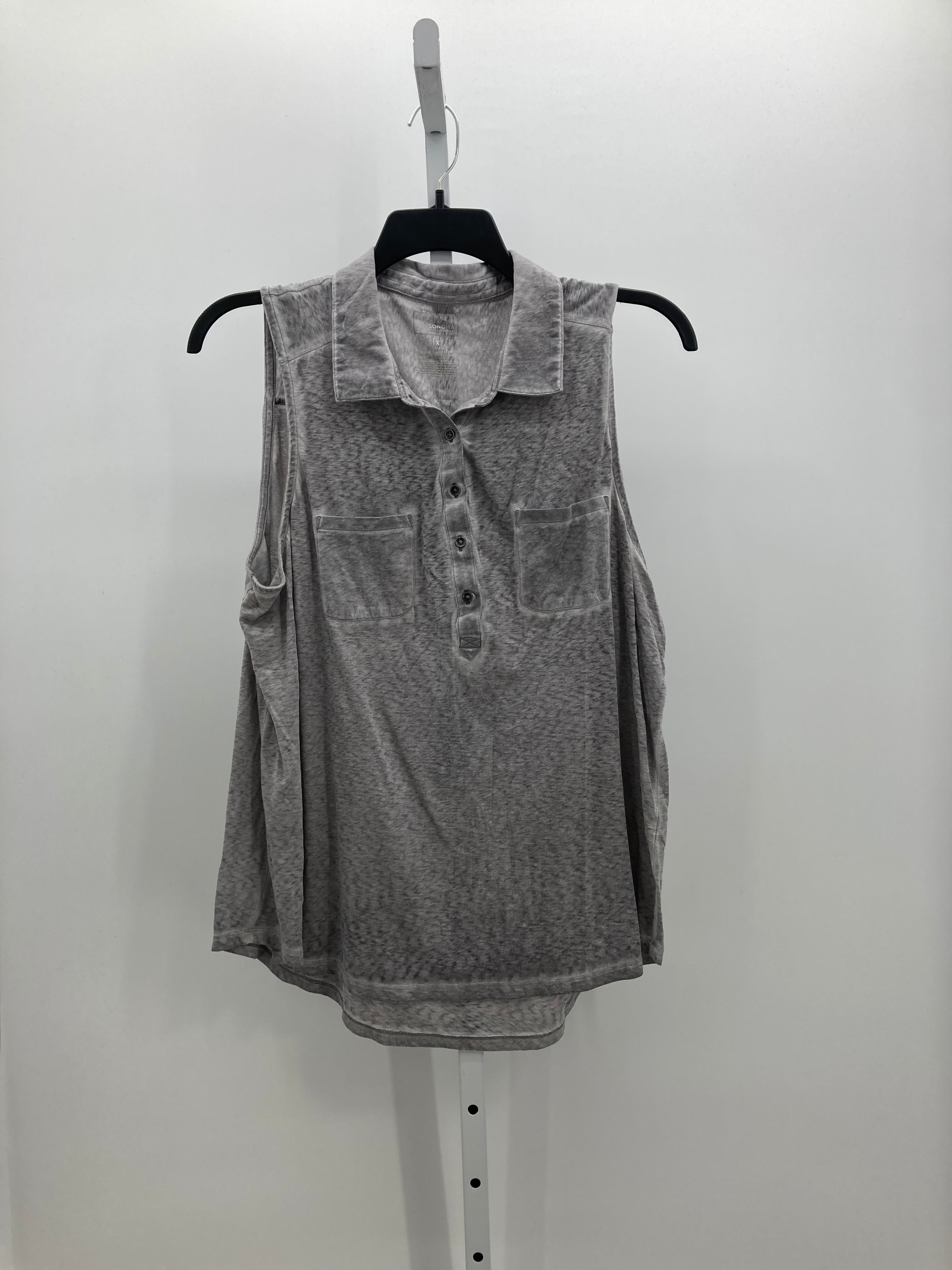 Sonoma Size 1X Womens Sleeveless Shirt