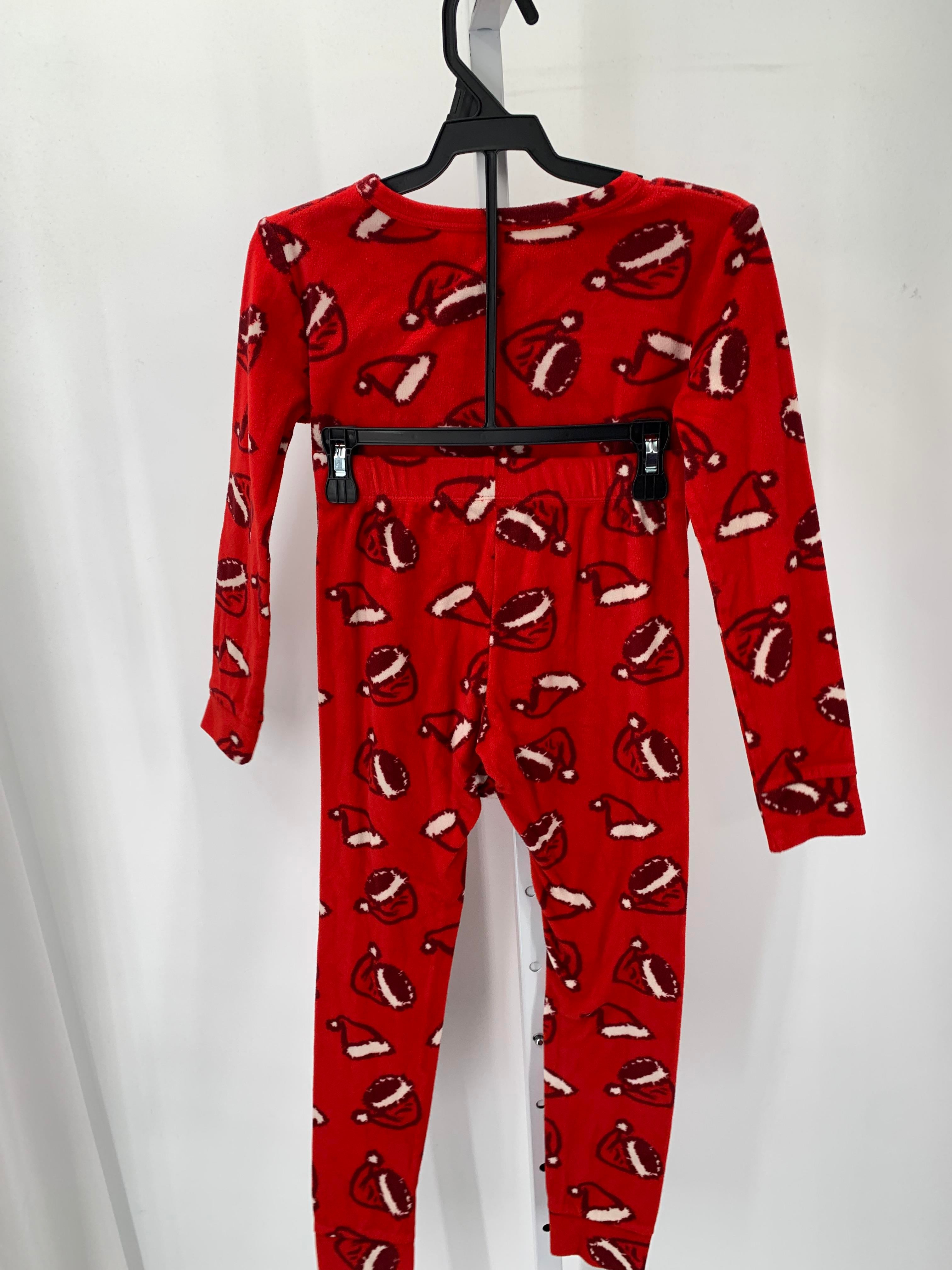 FLEECE PAJAMAS SANTA HATS