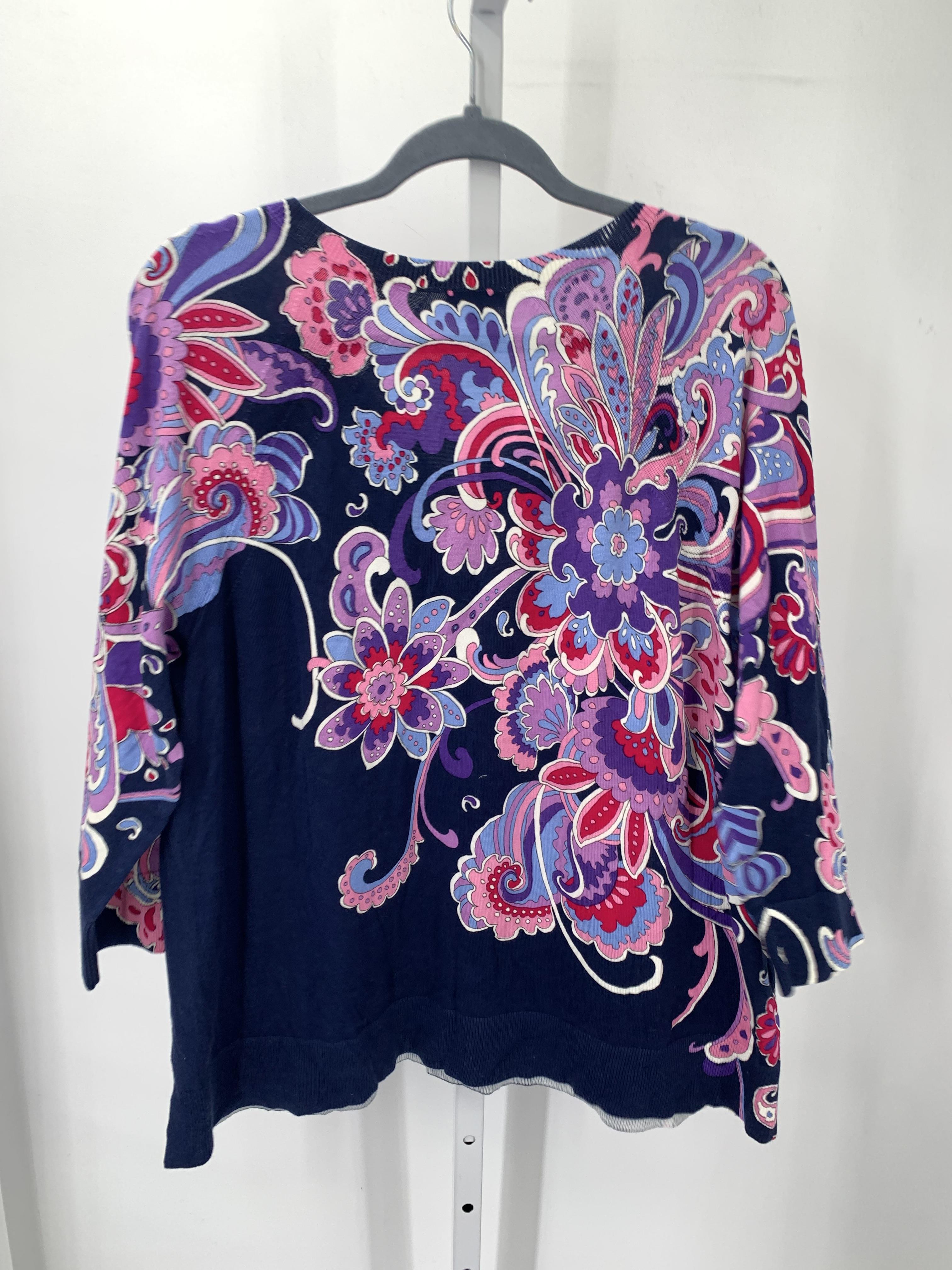 Talbots Size Extra Large Misses 3/4 Sleeve Sweater