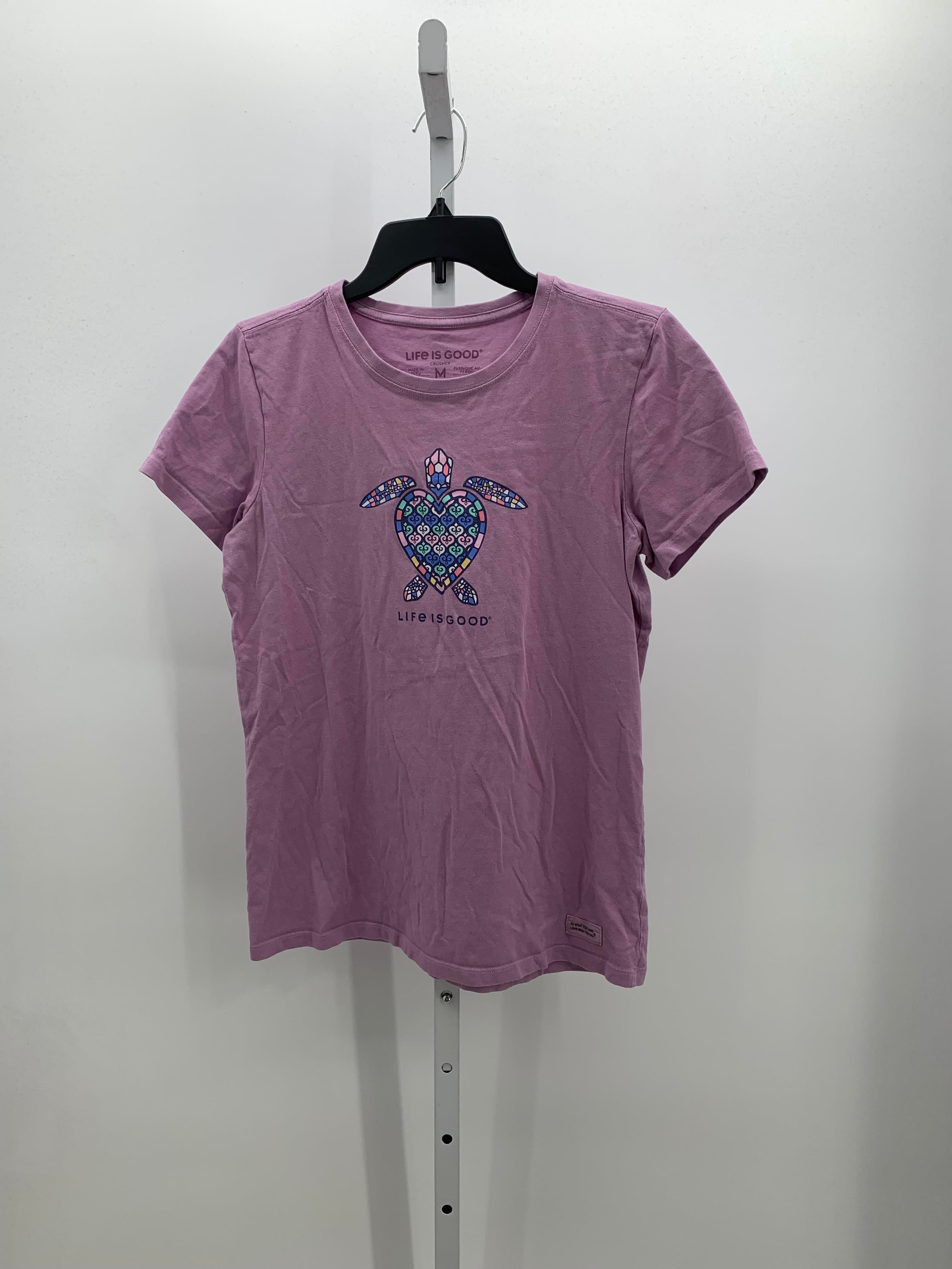 Life is Good Size Medium Misses Short Sleeve Shirt