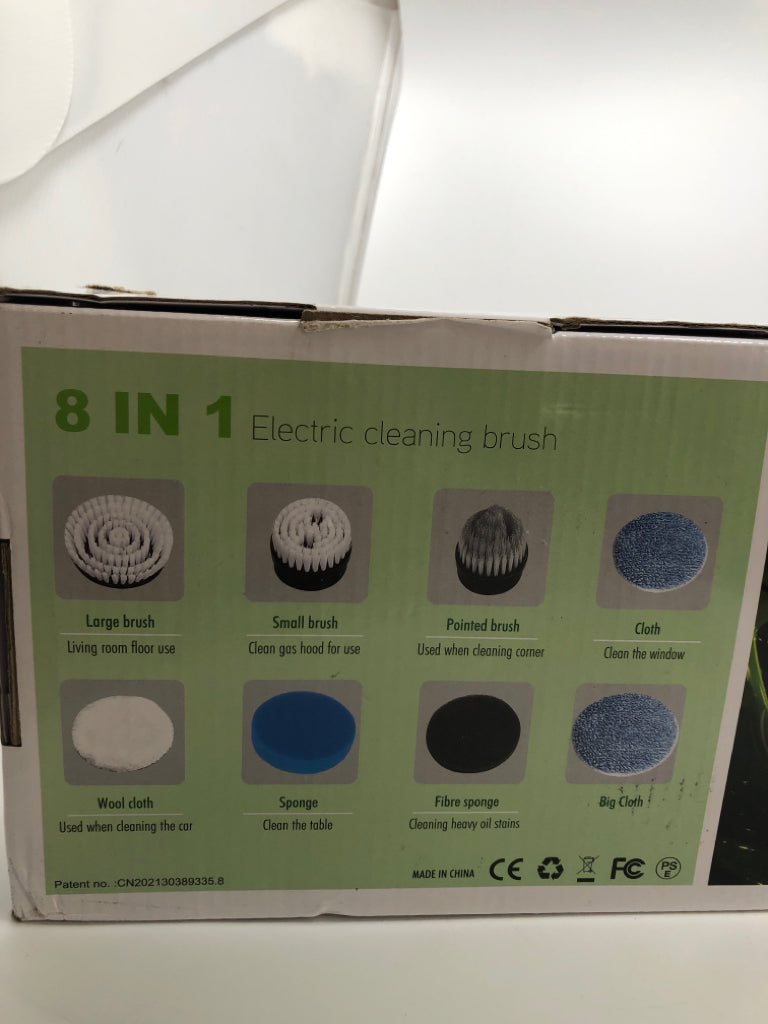 NIB 8-1 ELECTRIC CLEANING BRUSH.