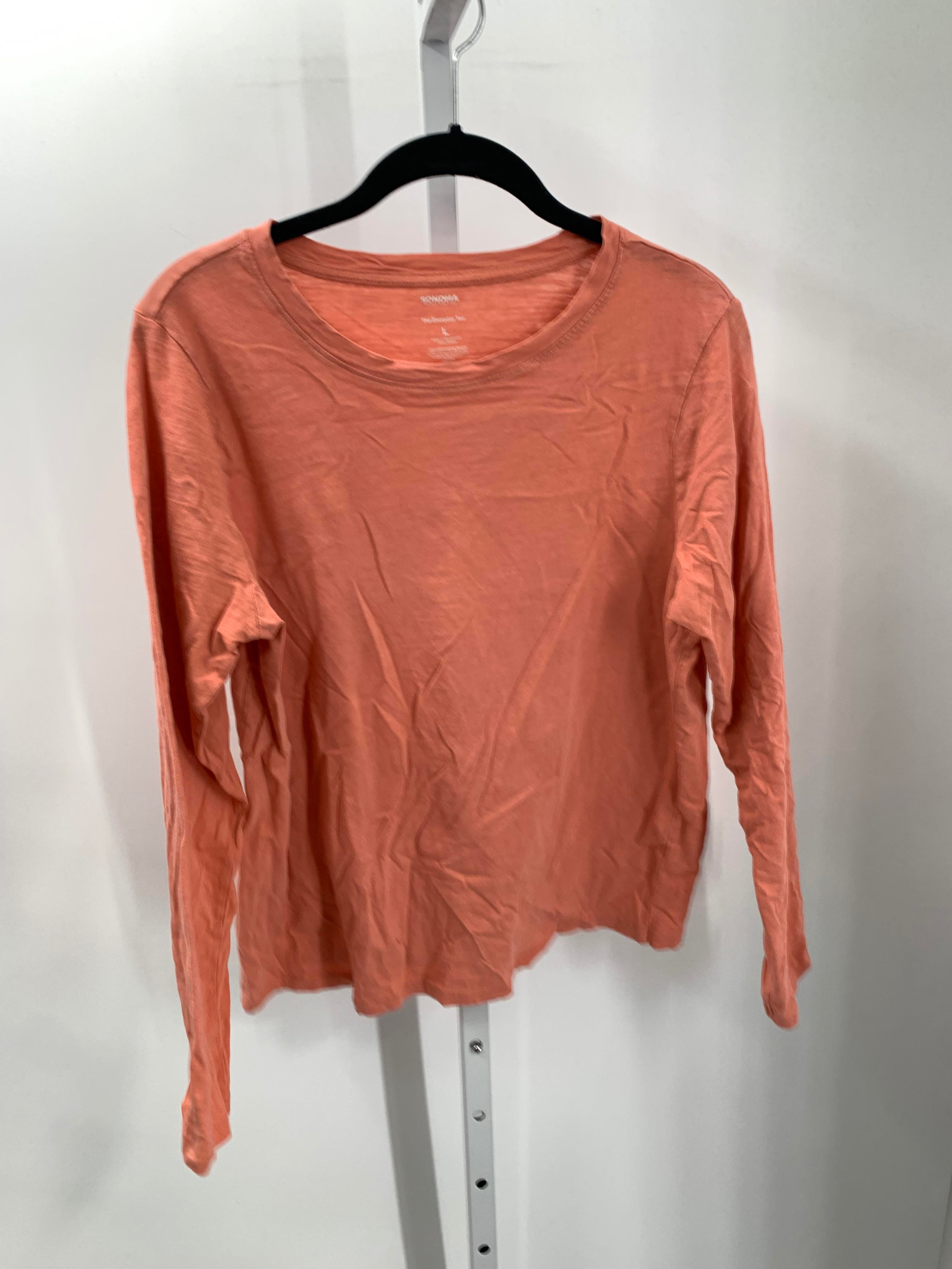 Sonoma Size Large Misses Long Sleeve Shirt