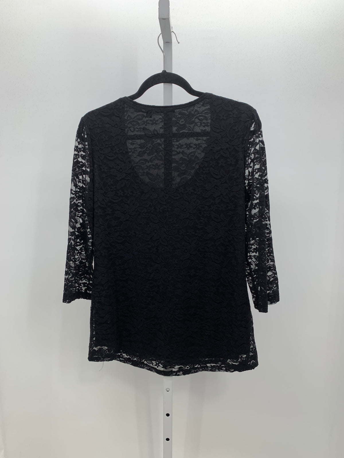 Elementz Size Large Petite Petite 3/4 Sleeve Shirt