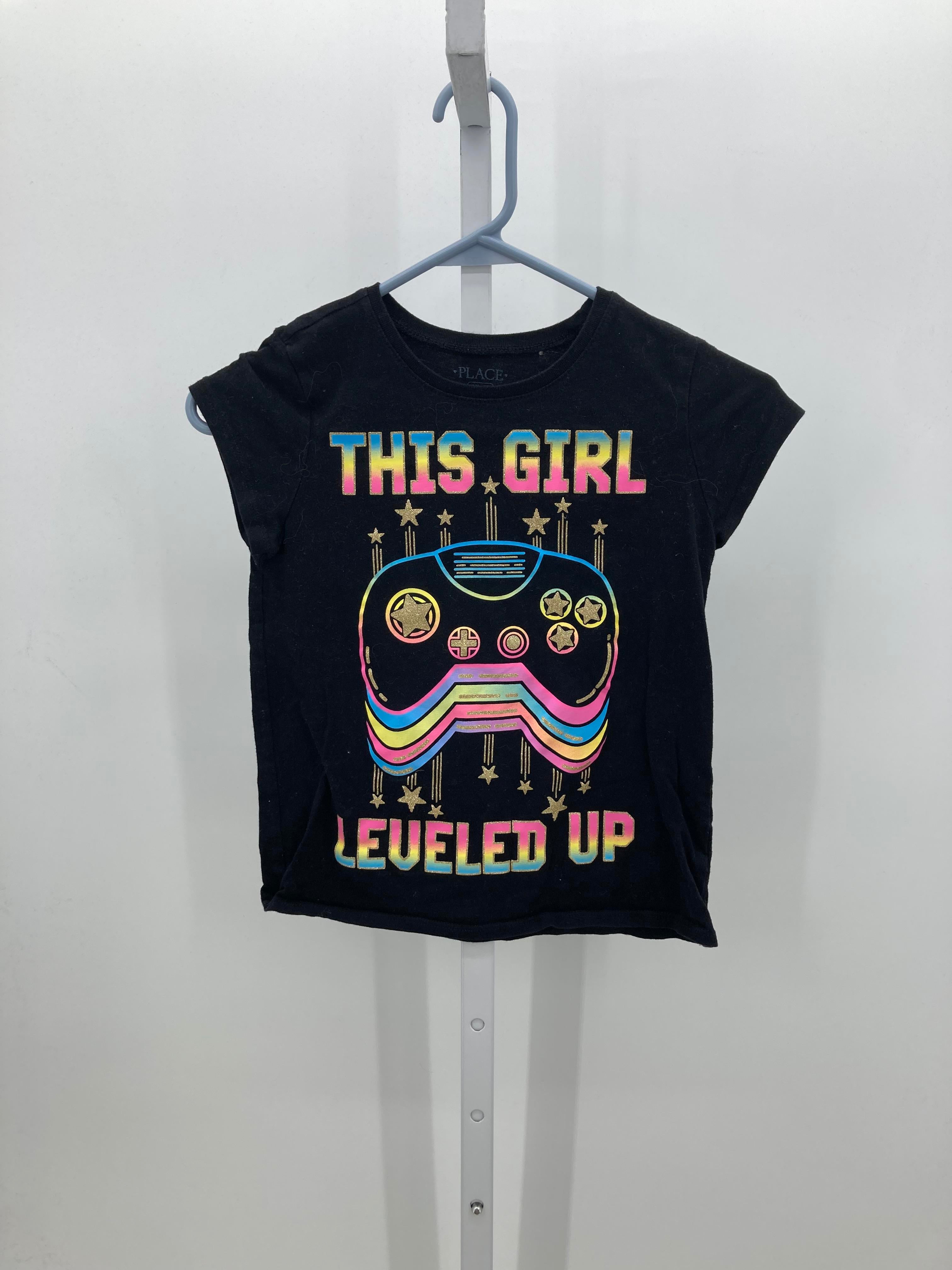 Children's Place Size 7-8 Girls Short Sleeve Shirt