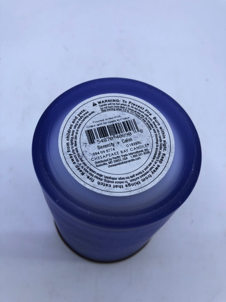 SERENITY AND CALM CANDLE.