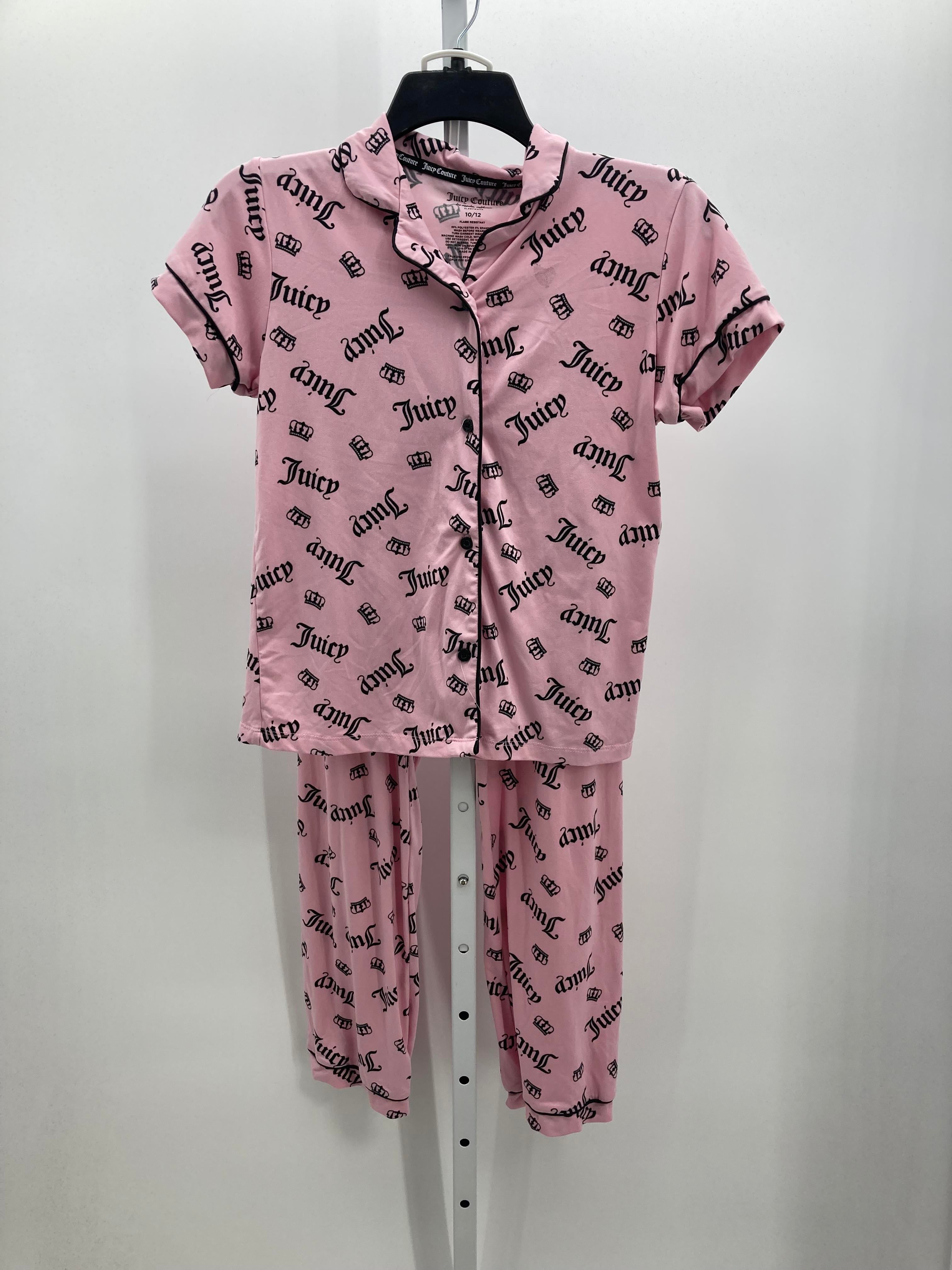 Juicy Couture Size 10-12 Girls Pajamas