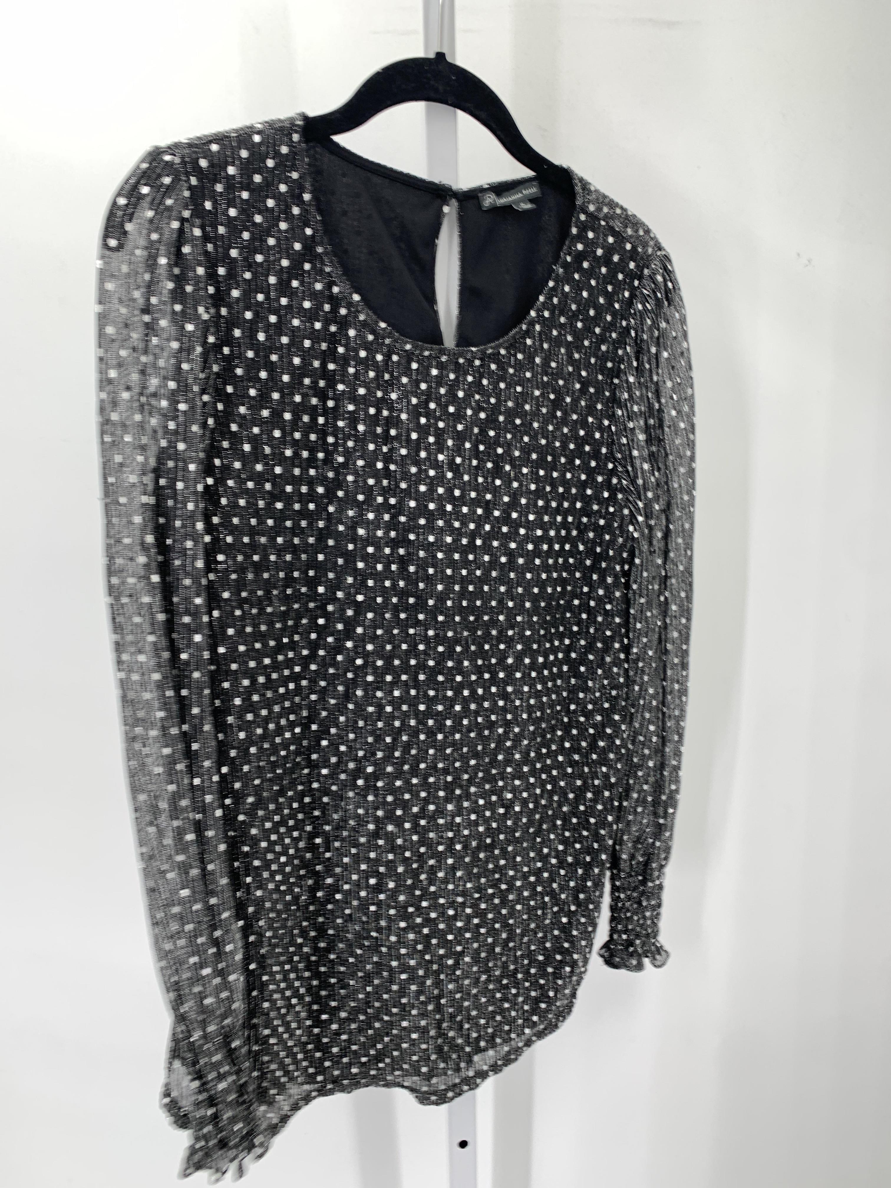 Adrianna Papell Size Medium Misses Long Sleeve Shirt