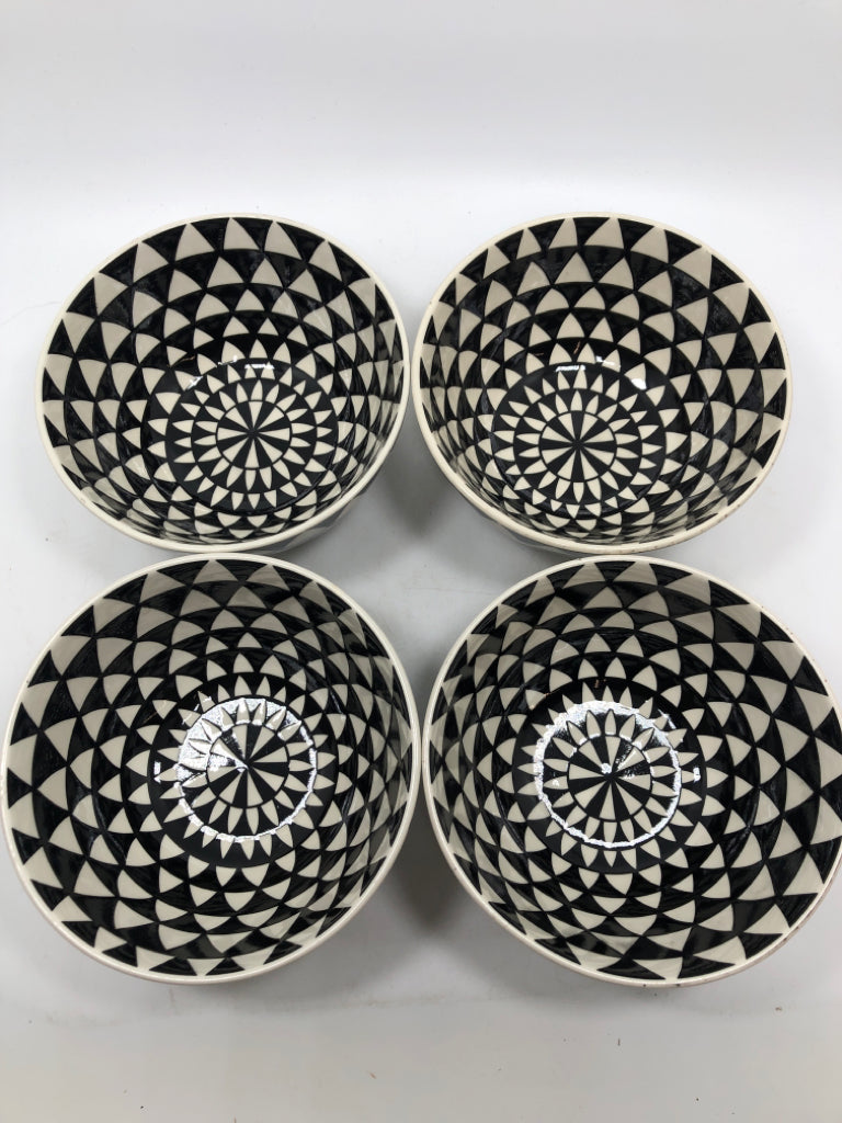 12PC THYME & TABLE GEOMETRIC DINNER SET-SVC 4.